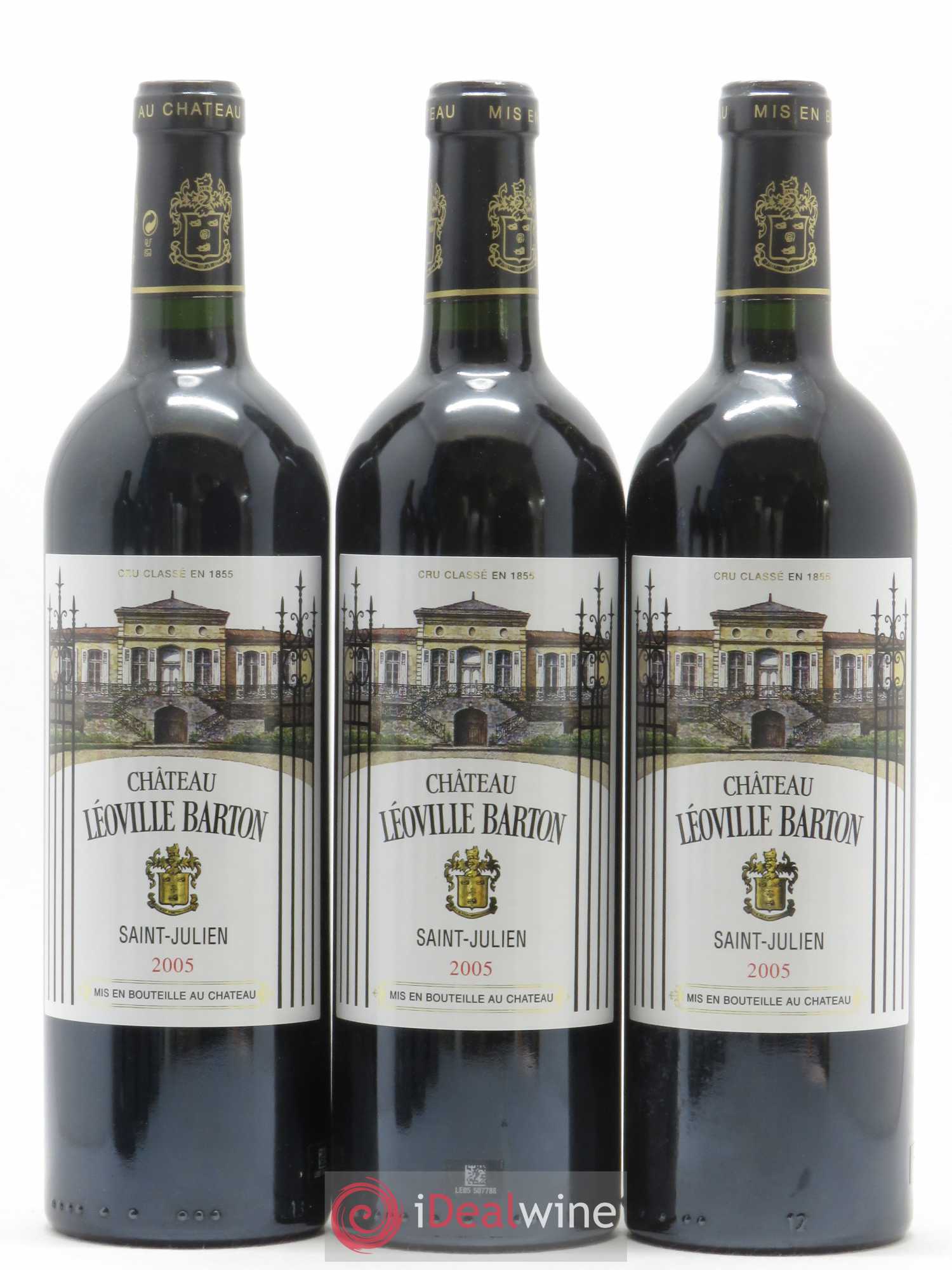 Château Léoville Barton 2ème Grand Cru Classé 2005 - Lot de 12 bouteilles - 2