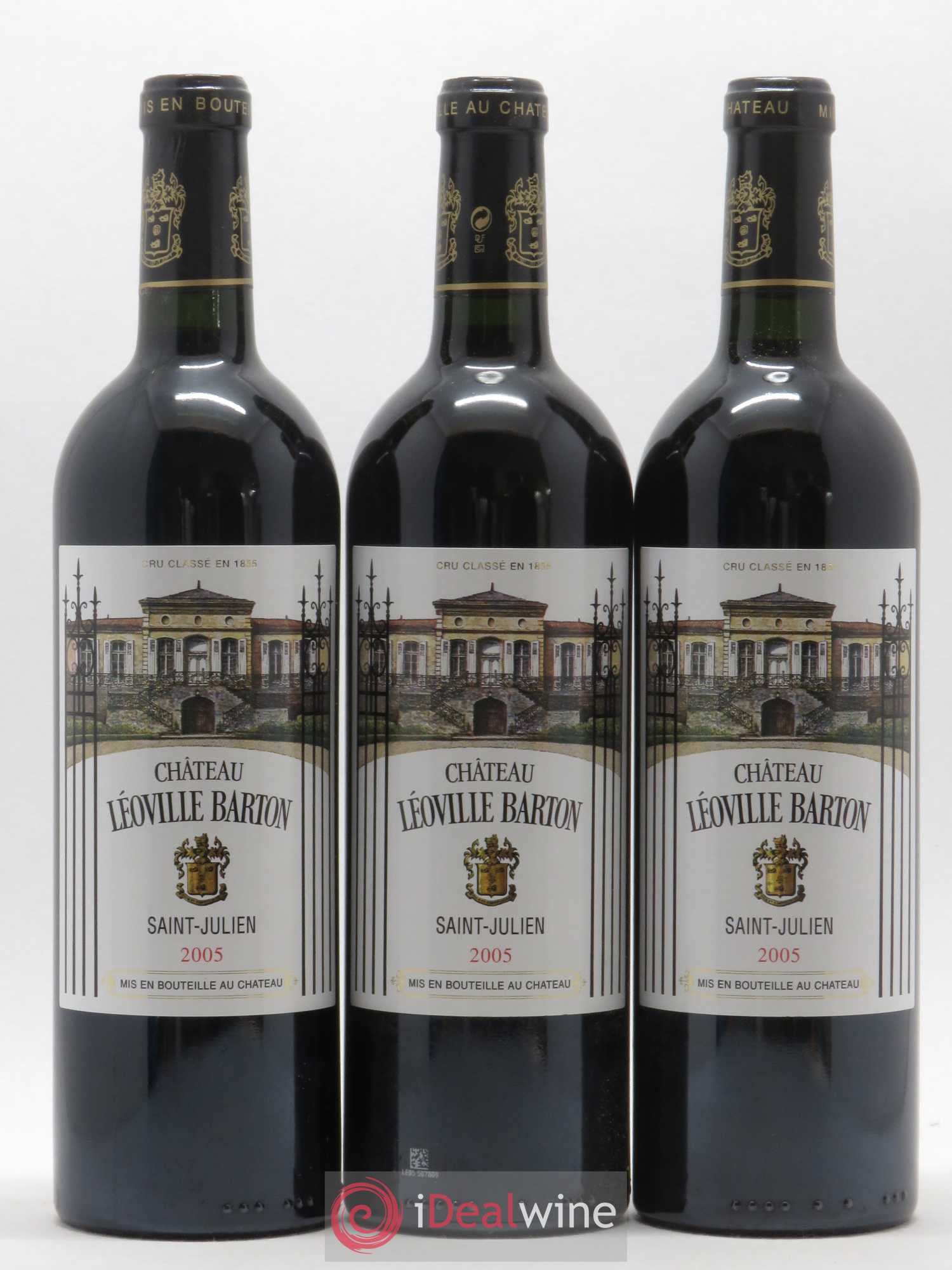 Château Léoville Barton 2ème Grand Cru Classé 2005 - Lot de 12 bouteilles - 4