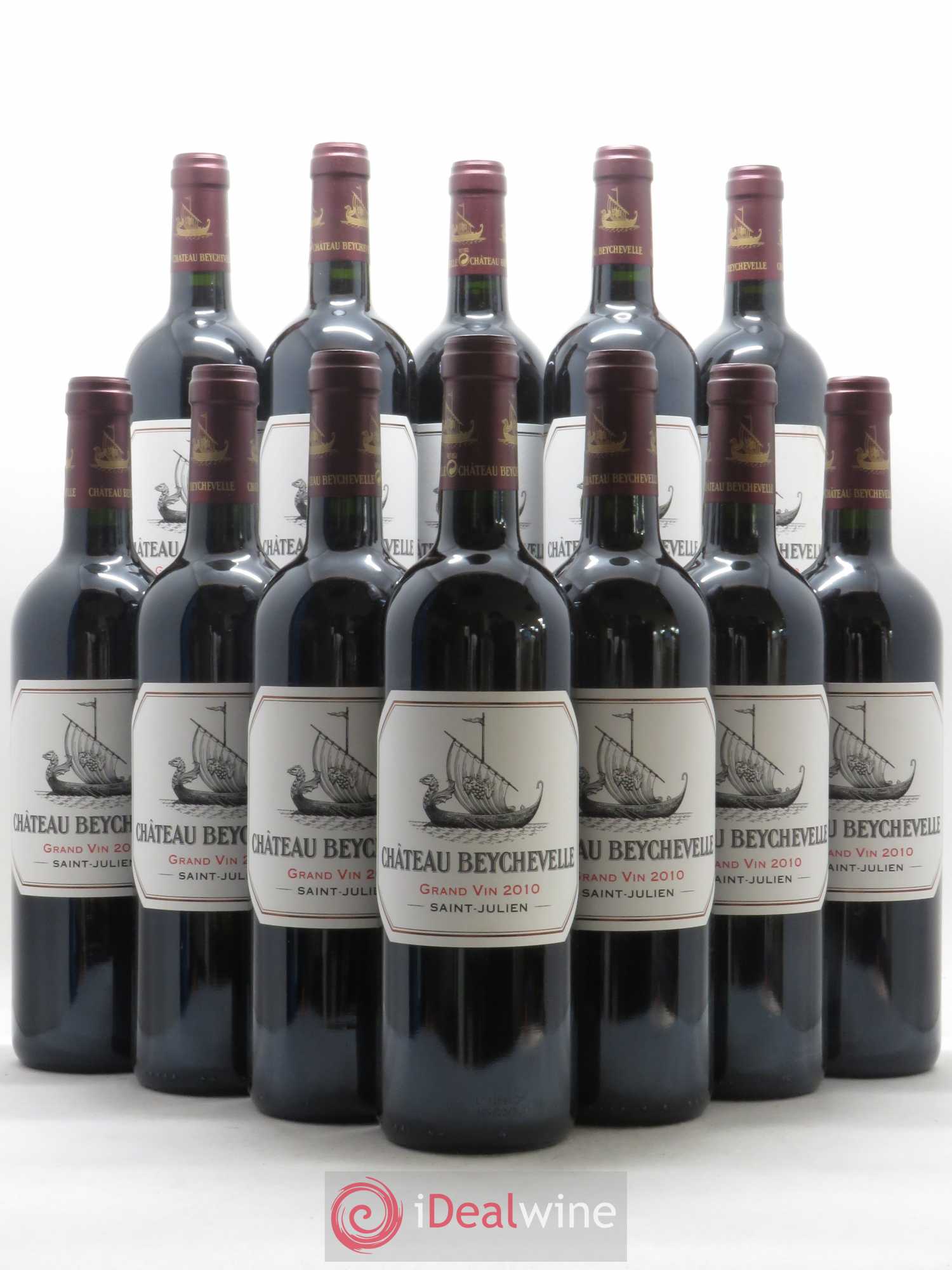 Château Beychevelle 4ème Grand Cru Classé 2010 - Lot de 12 bouteilles - 0