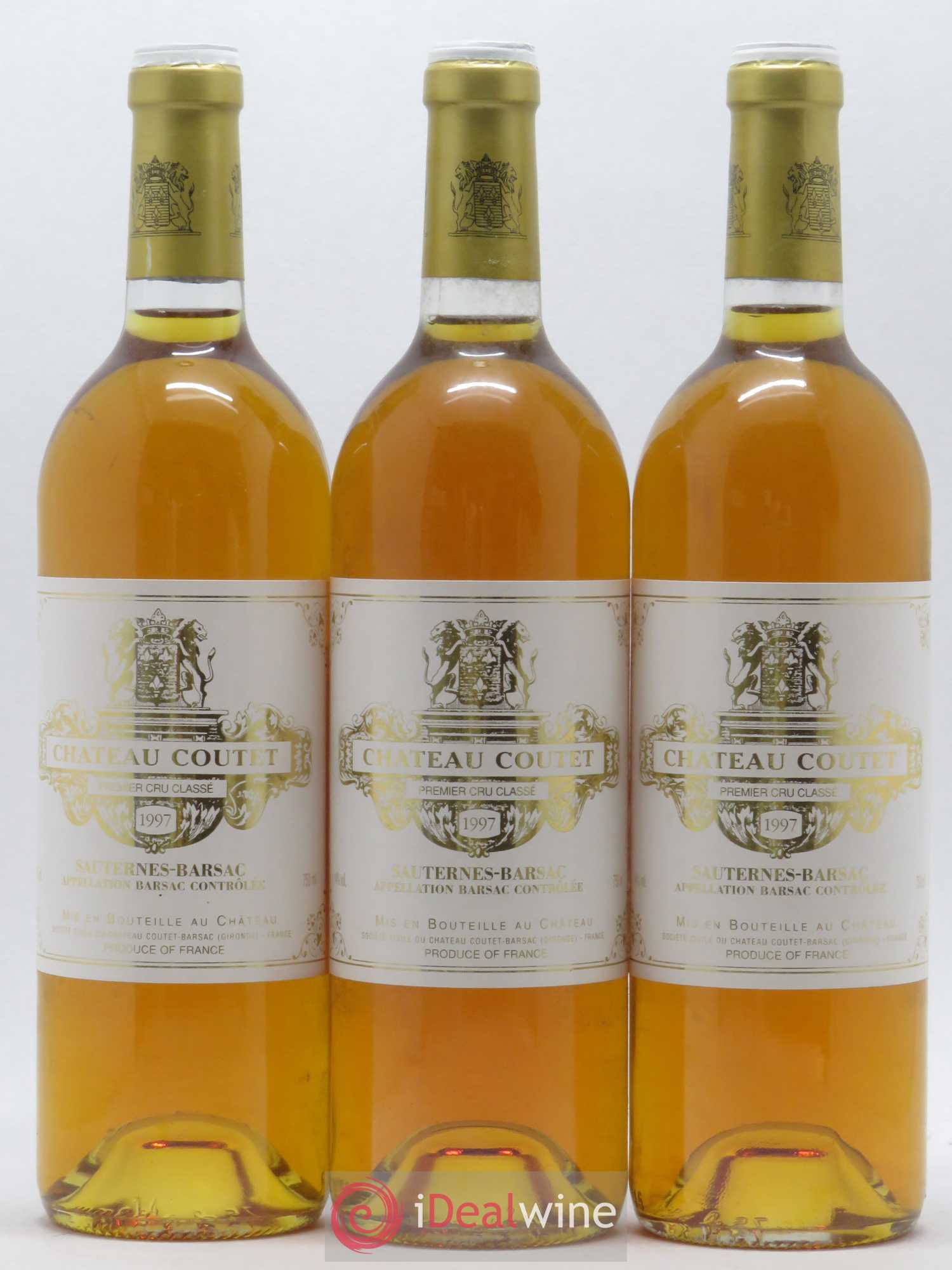 Château Coutet 1er Grand Cru Classé 1997 - Lotto di 12 bottiglie - 1