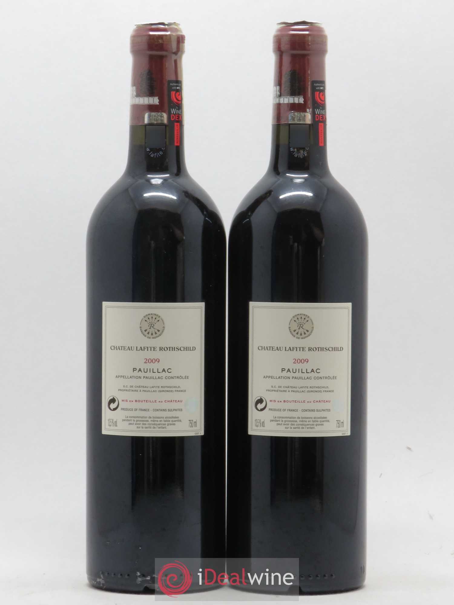 Château Lafite Rothschild 1er Grand Cru Classé 2009 - Lot de 2 bouteilles - 1