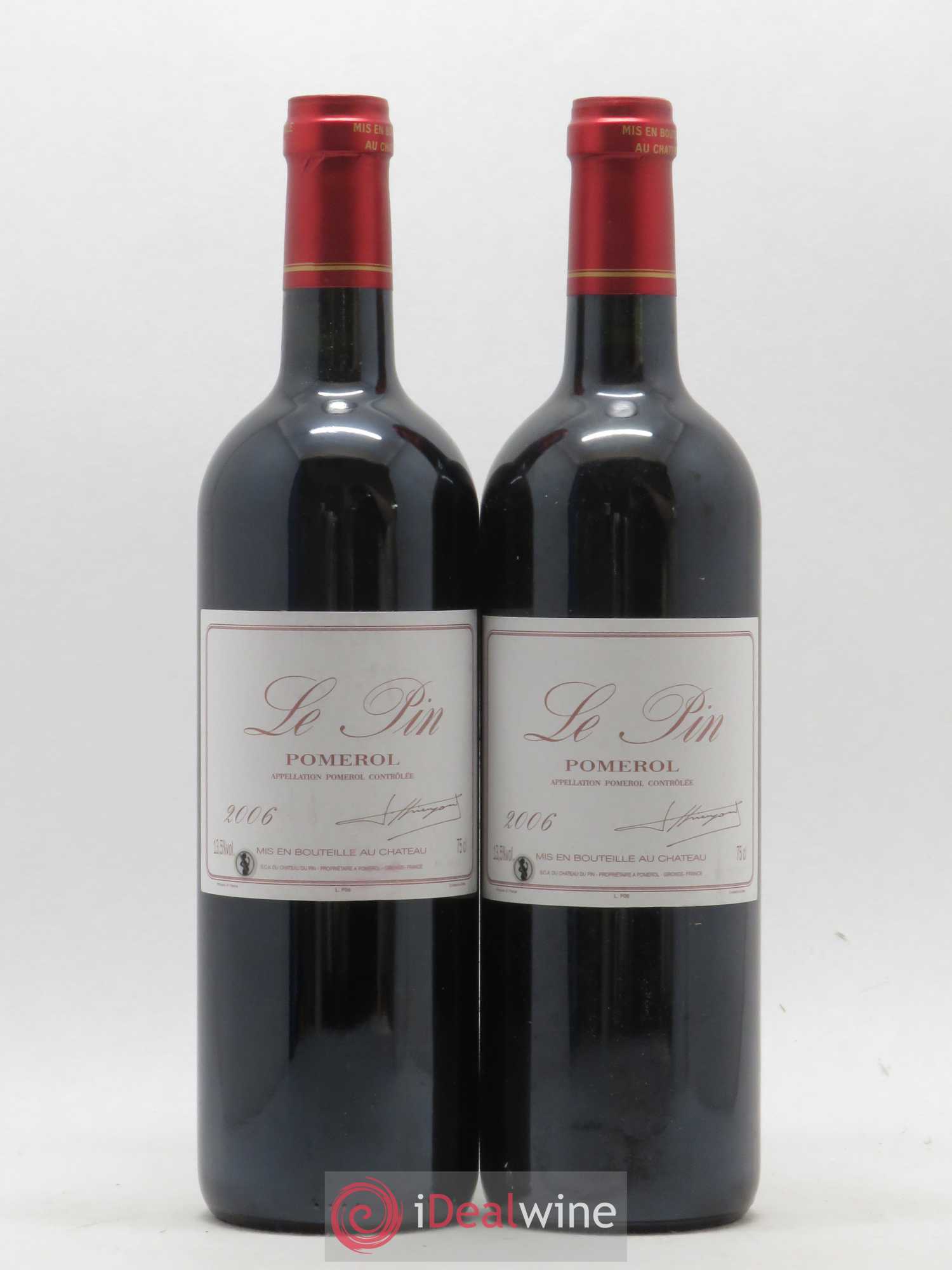 Château Le Pin 2006 - Posten von 2 Flaschen - 0