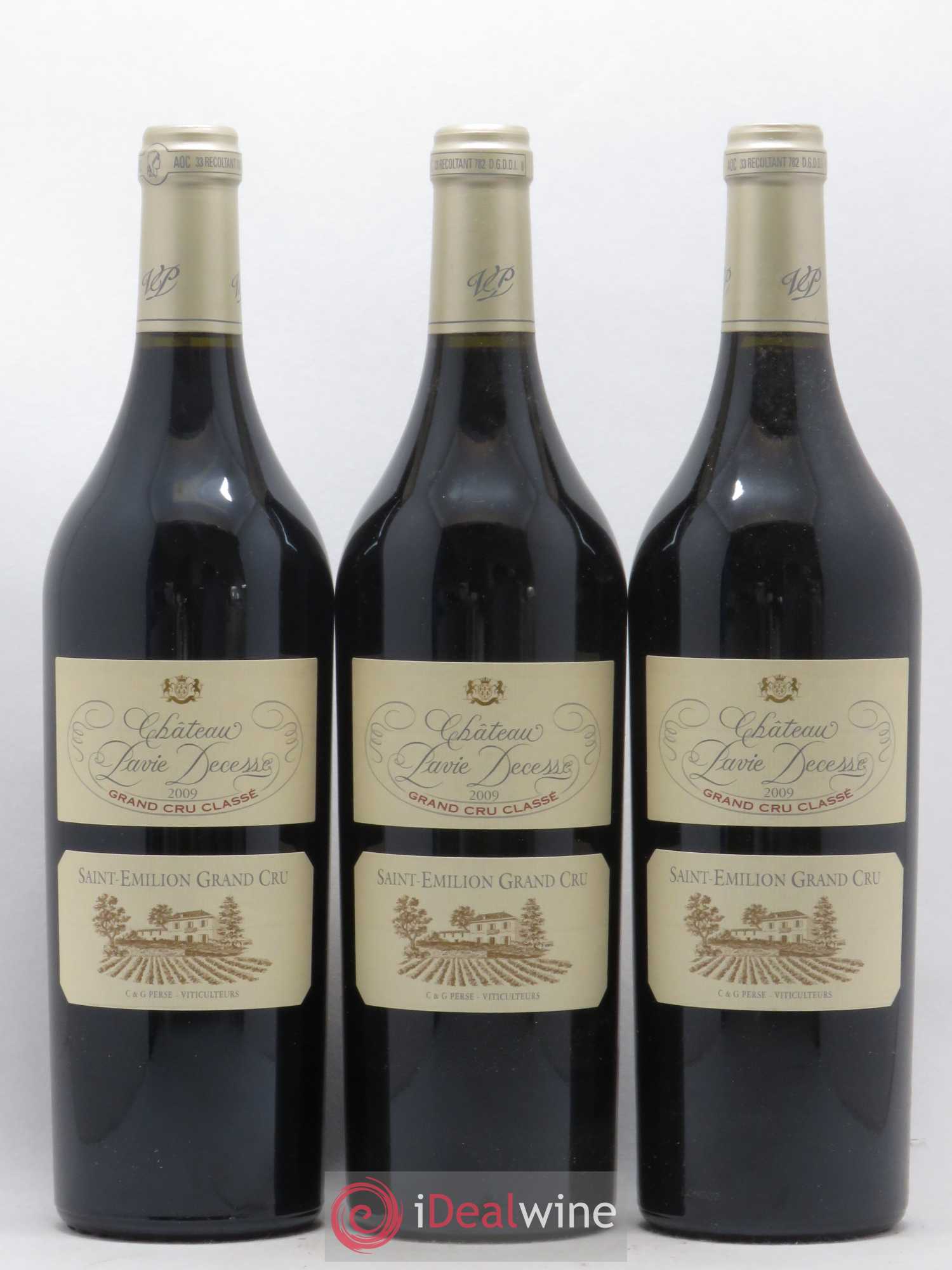 Château Pavie Decesse Grand Cru Classé 2009 - Lot de 3 bouteilles - 0