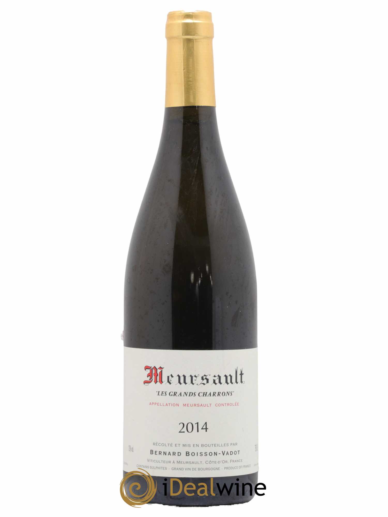 Meursault Les Grands Charrons Boisson-Vadot (Domaine) 2014 - Lot de 1 bouteille - 0