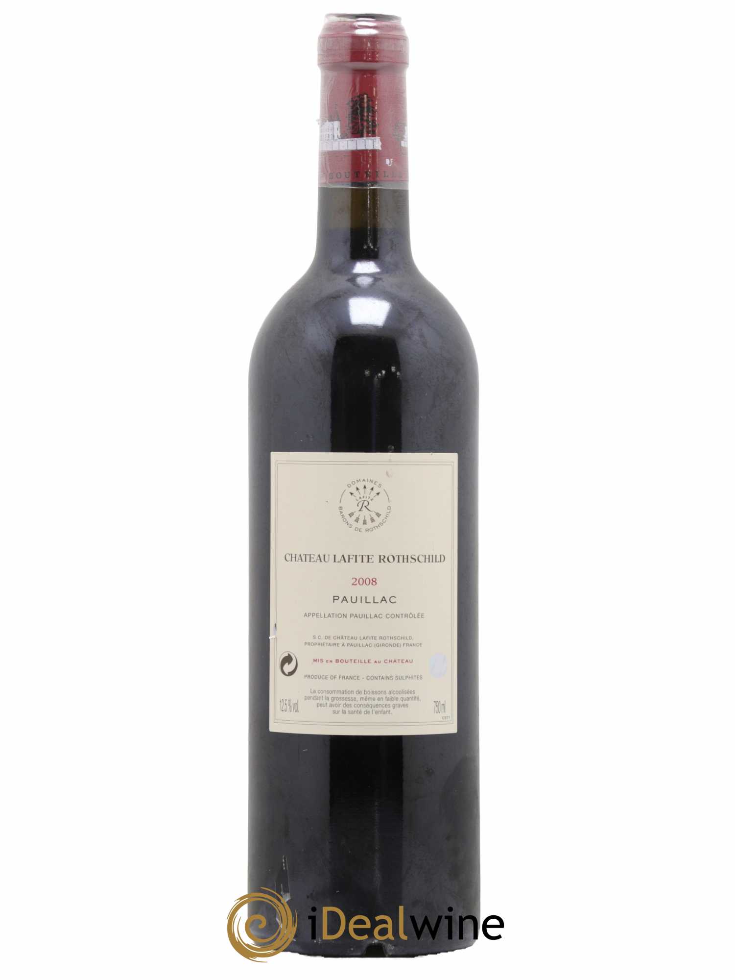 Château Lafite Rothschild 1er Grand Cru Classé 2008 - Lot de 1 bouteille - 1