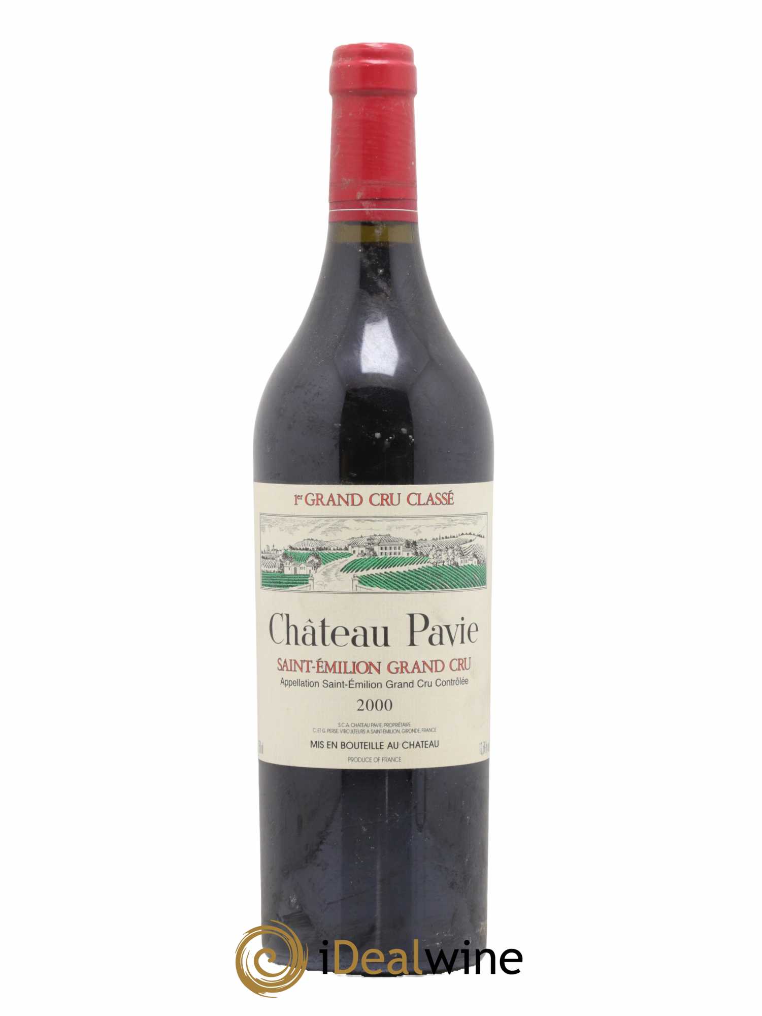 Château Pavie 1er Grand Cru Classé A 2000 - Lot de 1 bouteille - 0