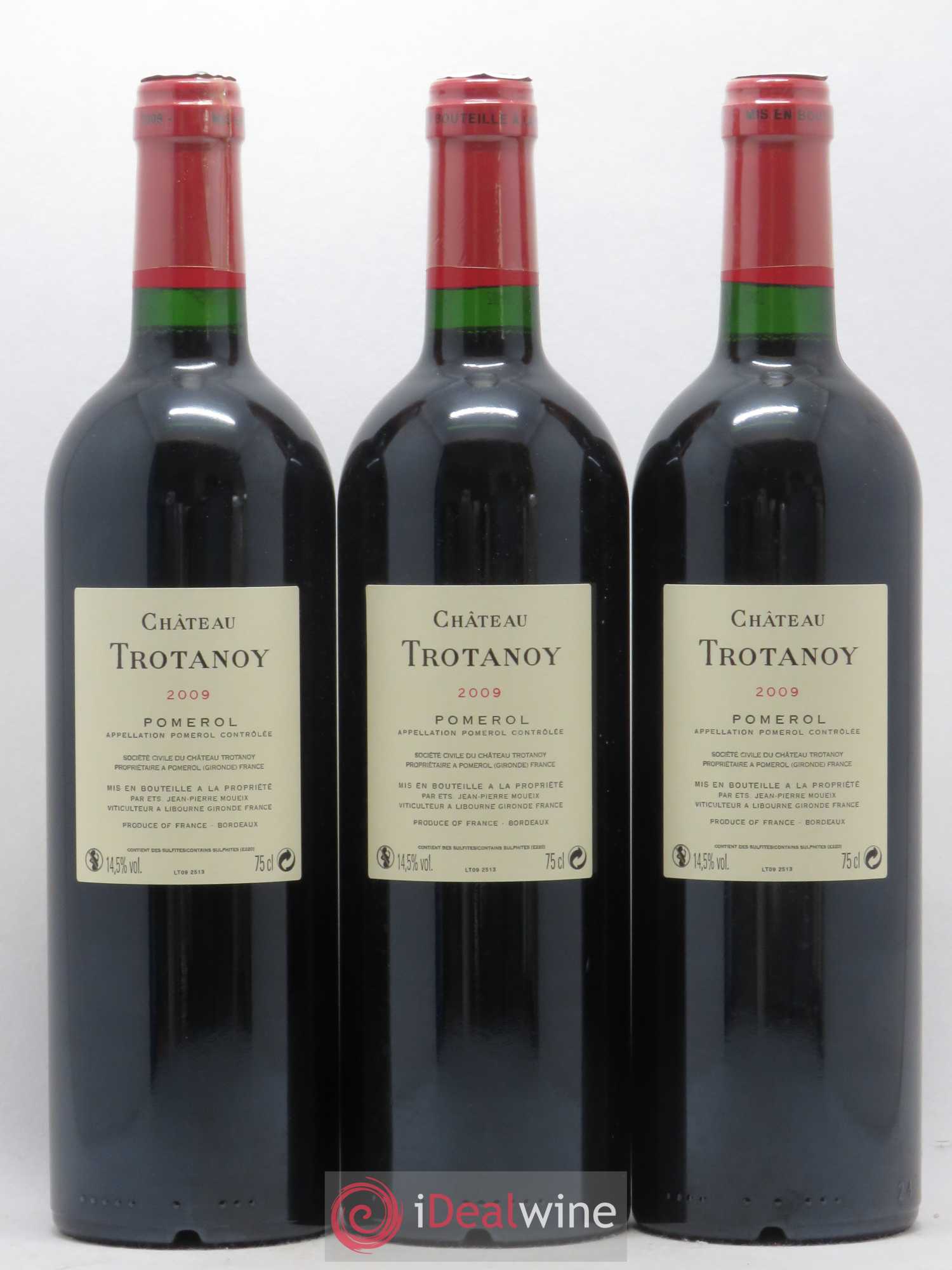 Château Trotanoy 2009 - Lot de 3 bouteilles - 1