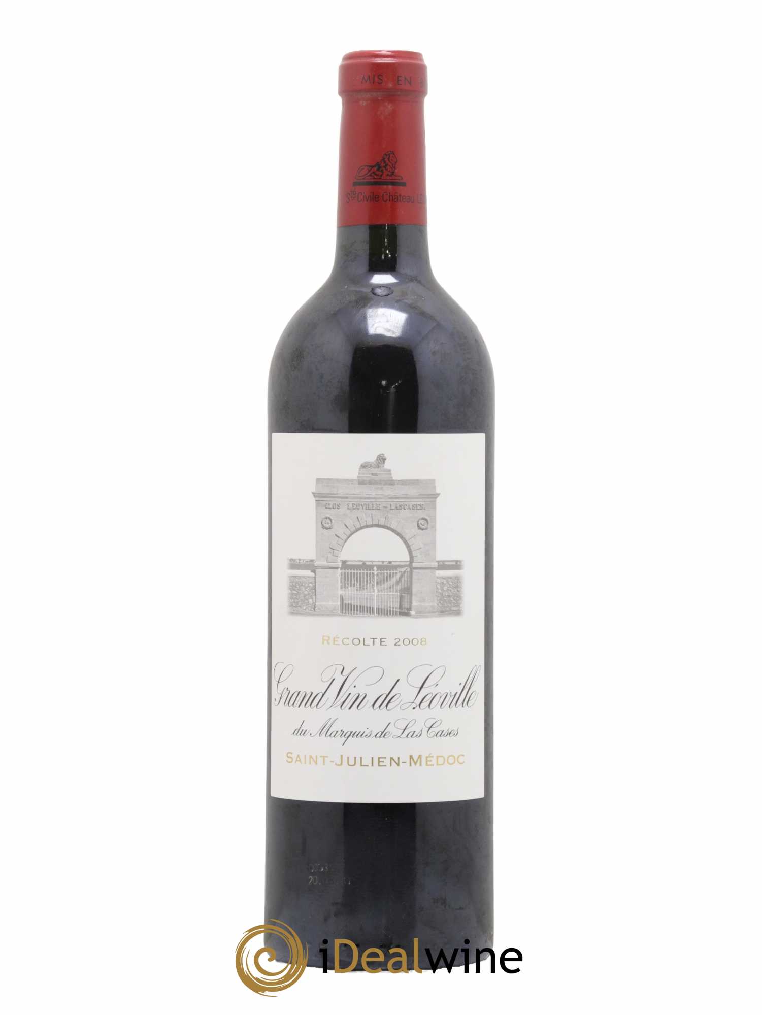 Château Léoville Las Cases 2ème Grand Cru Classé 2008 - Lot de 1 bouteille - 0