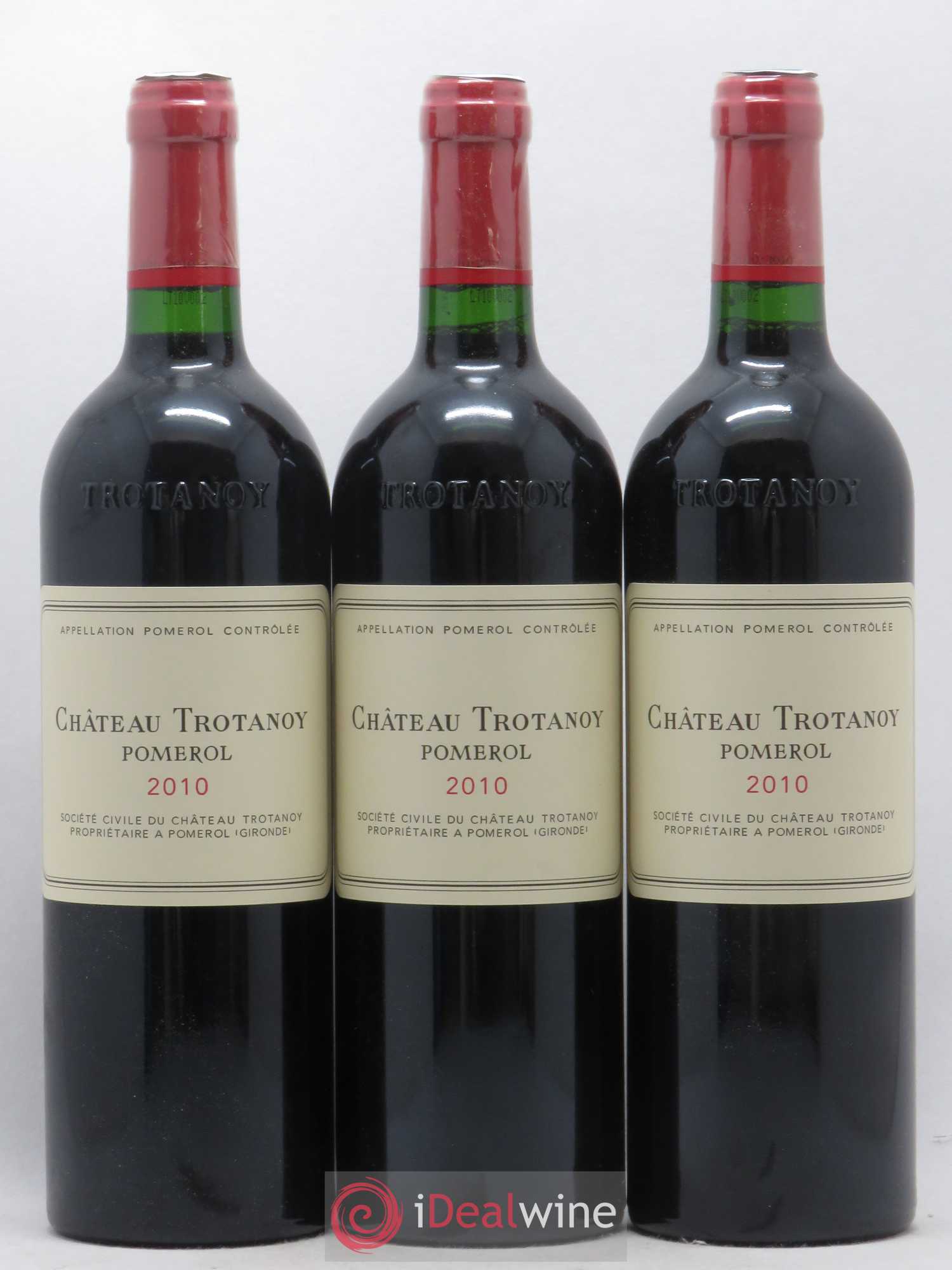 Château Trotanoy 2010 - Lot de 3 bouteilles - 0