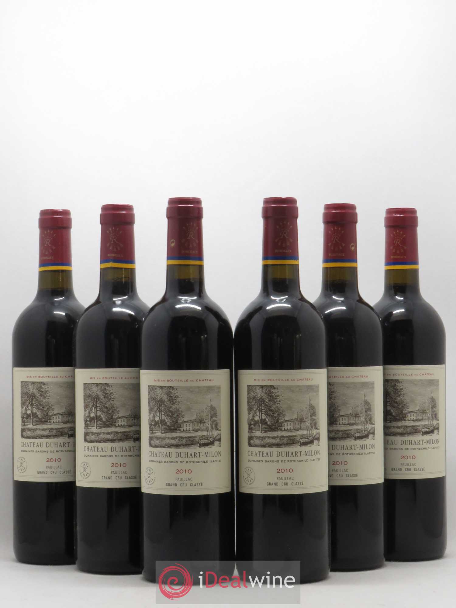 Château Duhart-Milon 4ème Grand Cru Classé 2010 - Lot de 6 bouteilles - 0
