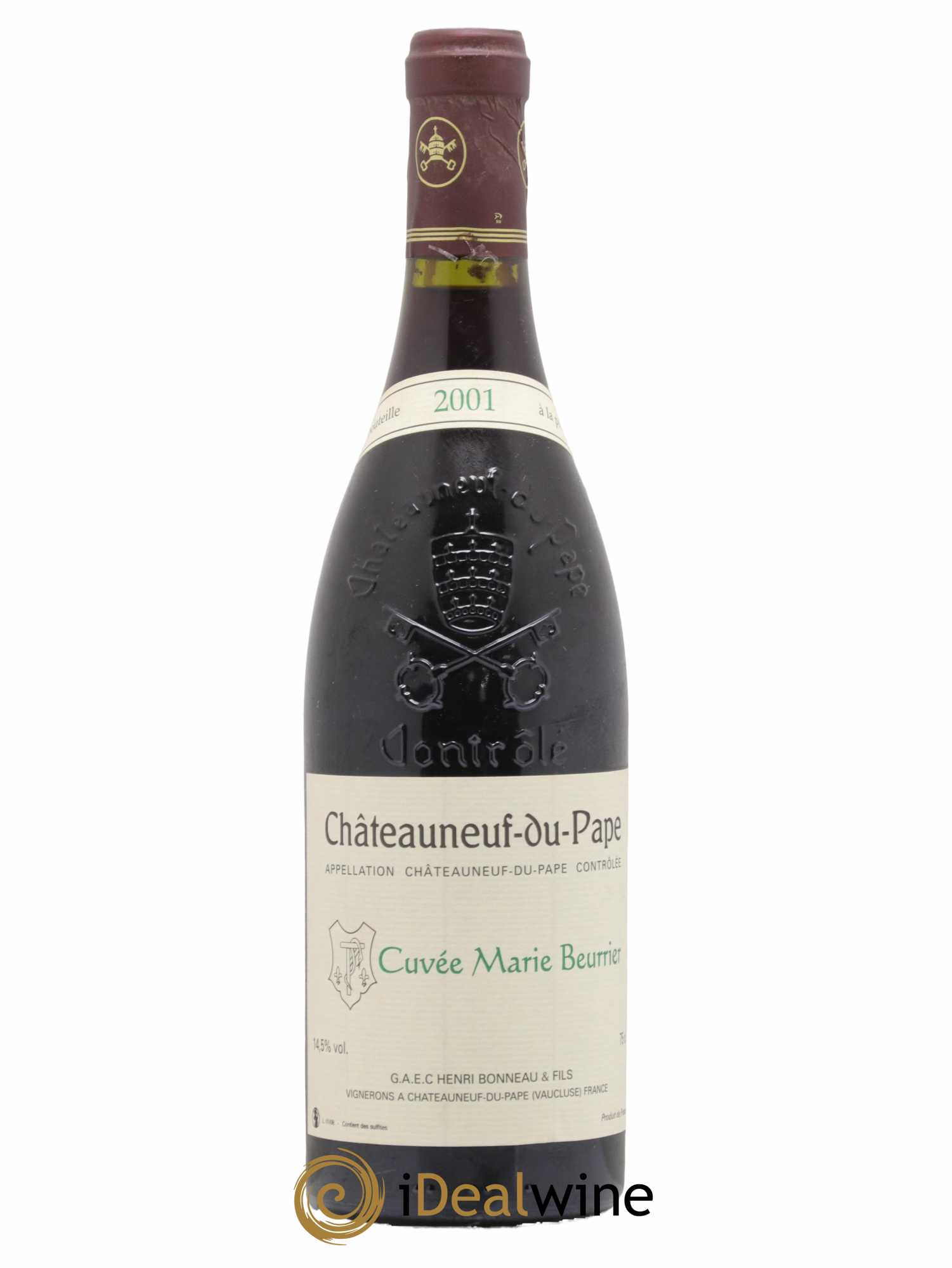 Châteauneuf-du-Pape Marie Beurrier Henri Bonneau & Fils 2001 - Lot de 1 bouteille - 0