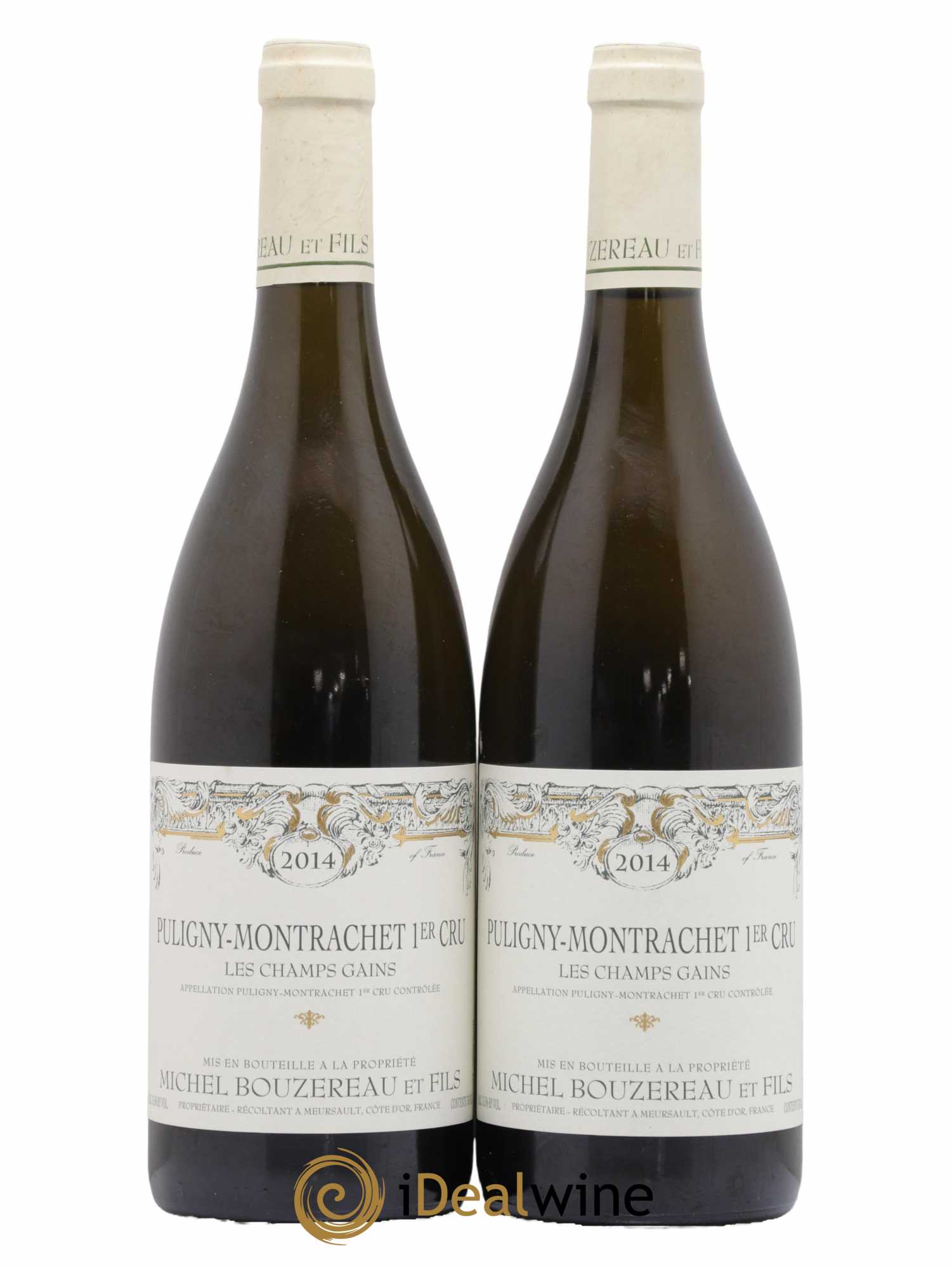 Puligny-Montrachet 1er Cru Les Champs Gains Michel Bouzereau et Fils (Domaine) 2014 - Lot de 2 bouteilles - 0