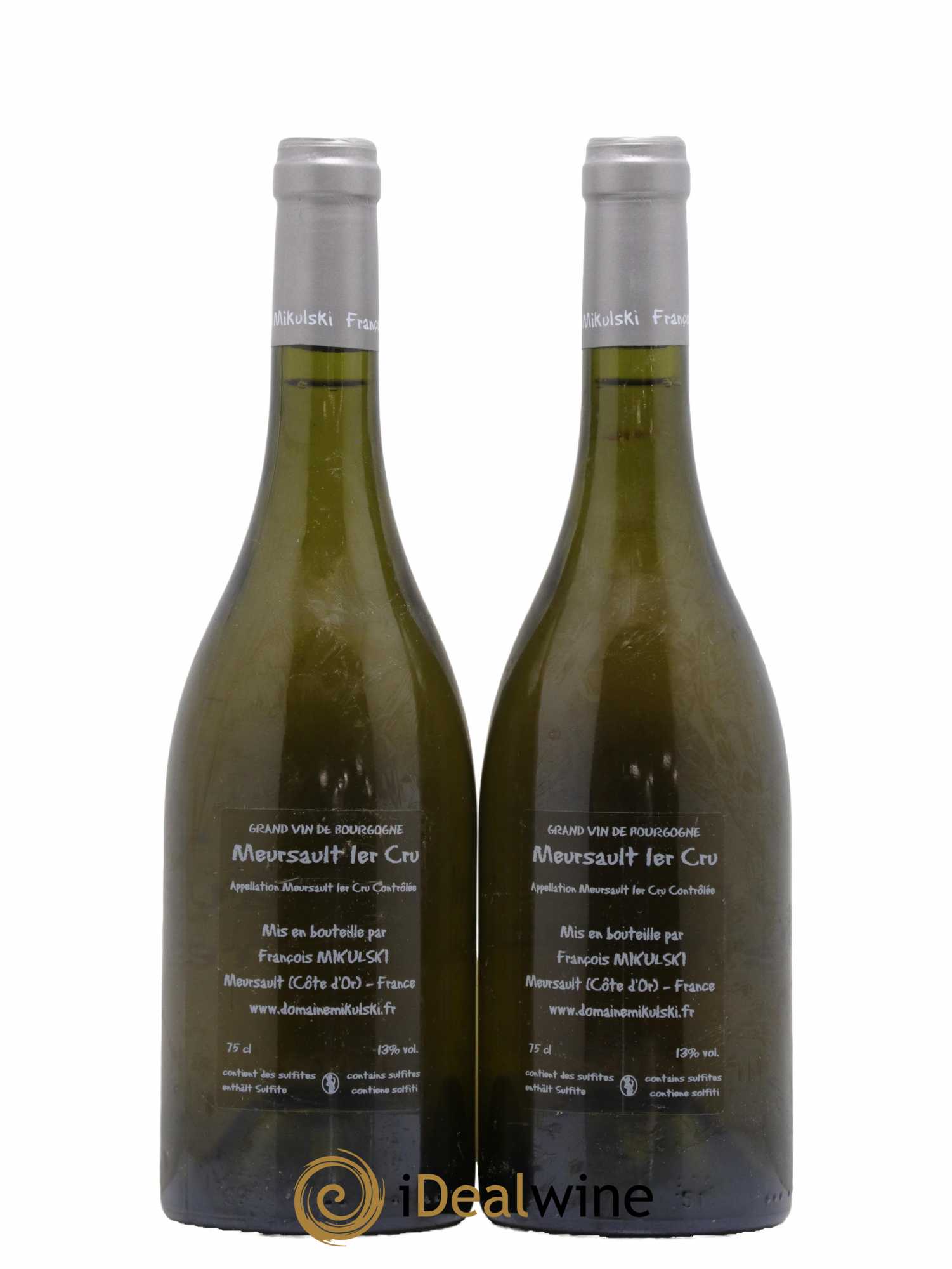 Meursault 1er Cru Les Genevrières François Mikulski 2014 - Lot de 2 bouteilles - 1