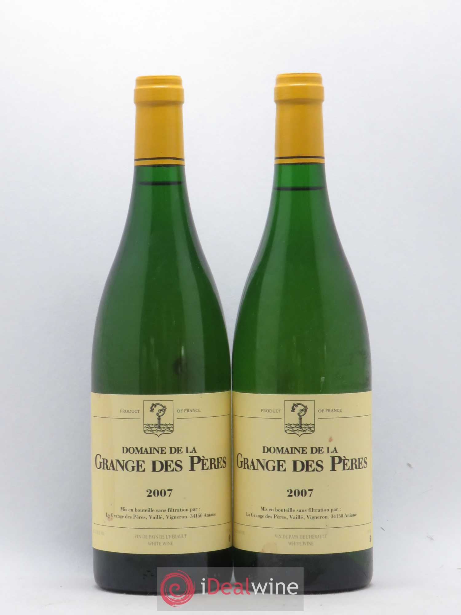 Pays d'Hérault Grange des Pères Laurent Vaillé 2007 - Lot de 2 bouteilles - 0
