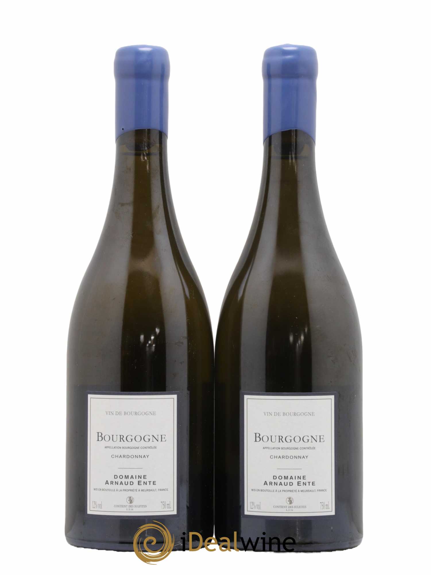 Bourgogne Chardonnay Arnaud Ente 2016 - Lot de 2 bouteilles - 1