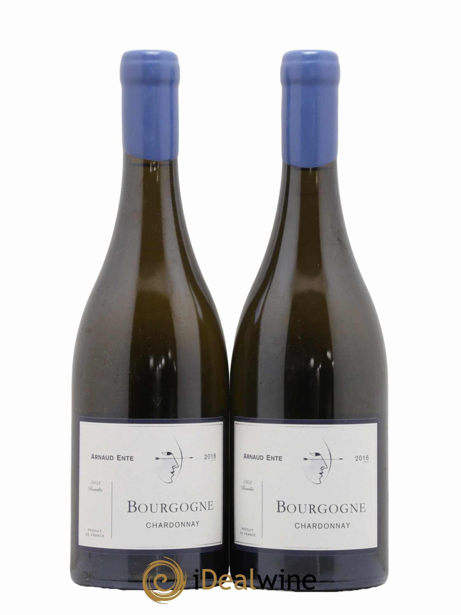 Bourgogne Chardonnay Arnaud Ente 2016 - Lot de 2 bouteilles - 0