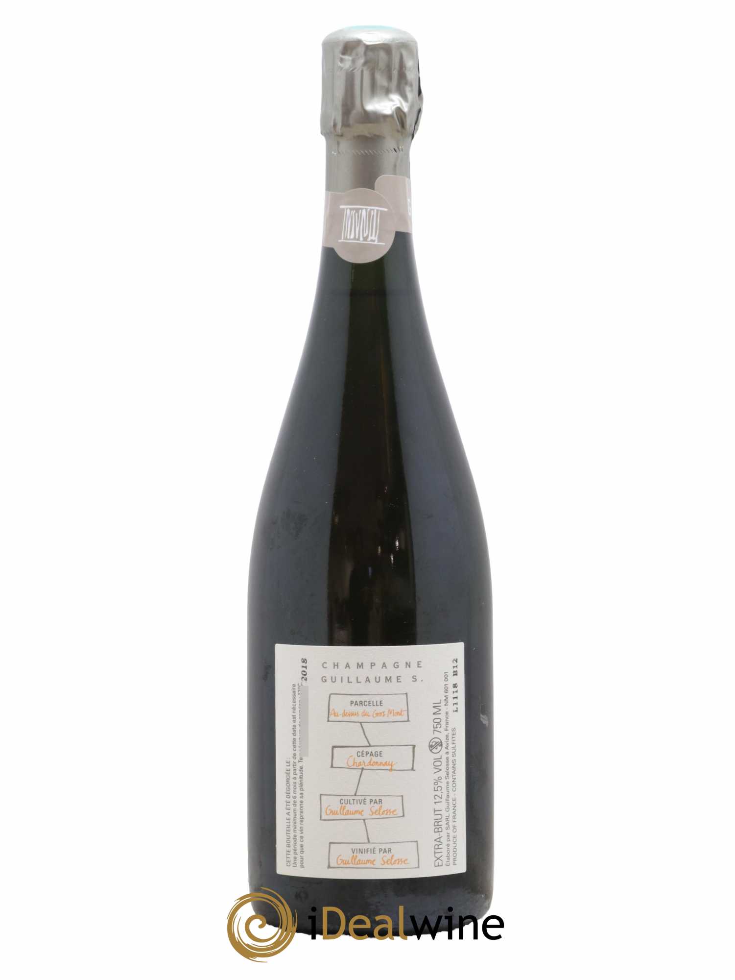 Au Dessus du Gros Mont Guillaume Selosse - Lot de 1 bouteille - 1