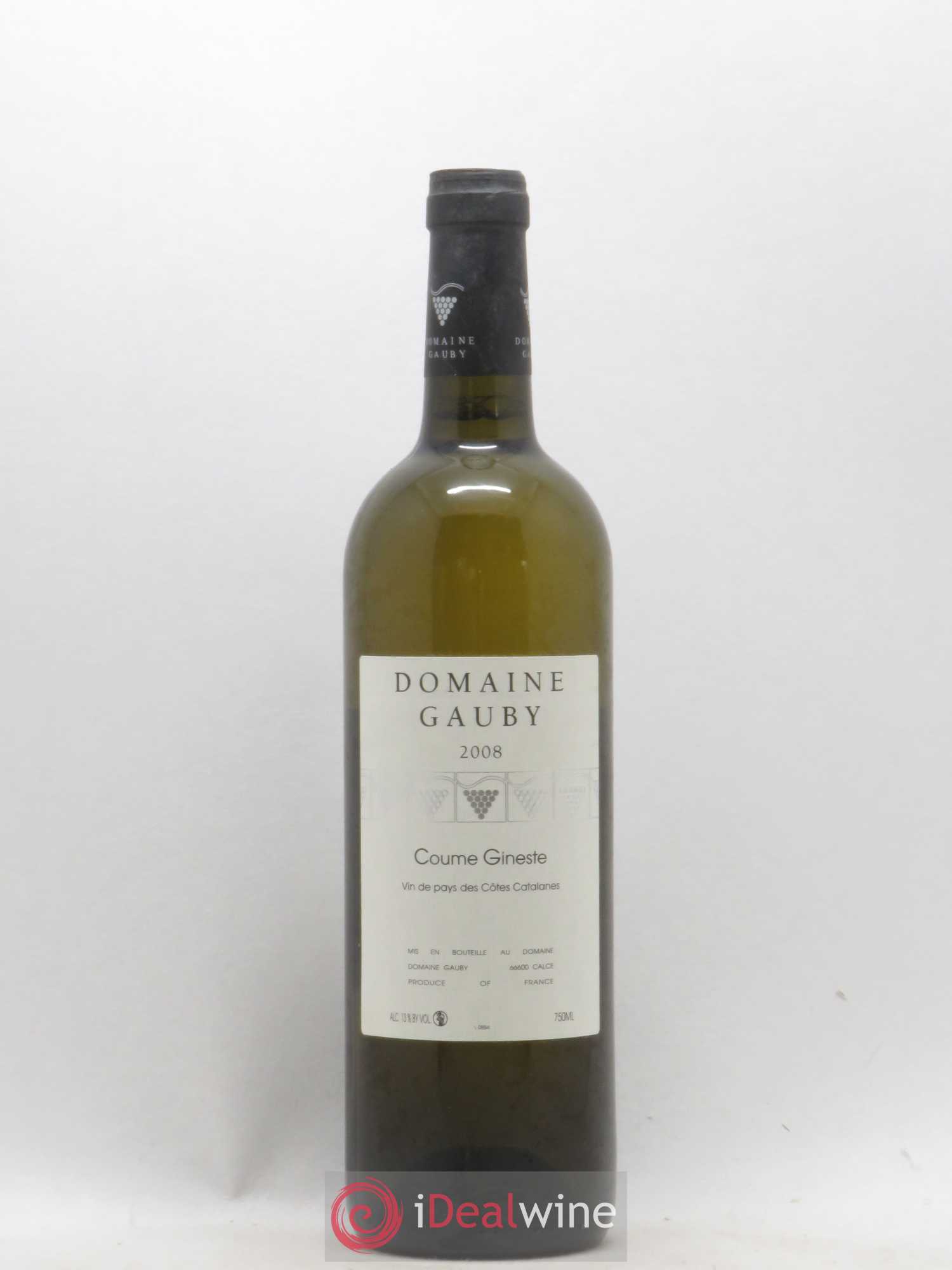 Côtes Catalanes Coume Gineste Gauby (Domaine) 2008 - Lot de 1 bouteille - 0