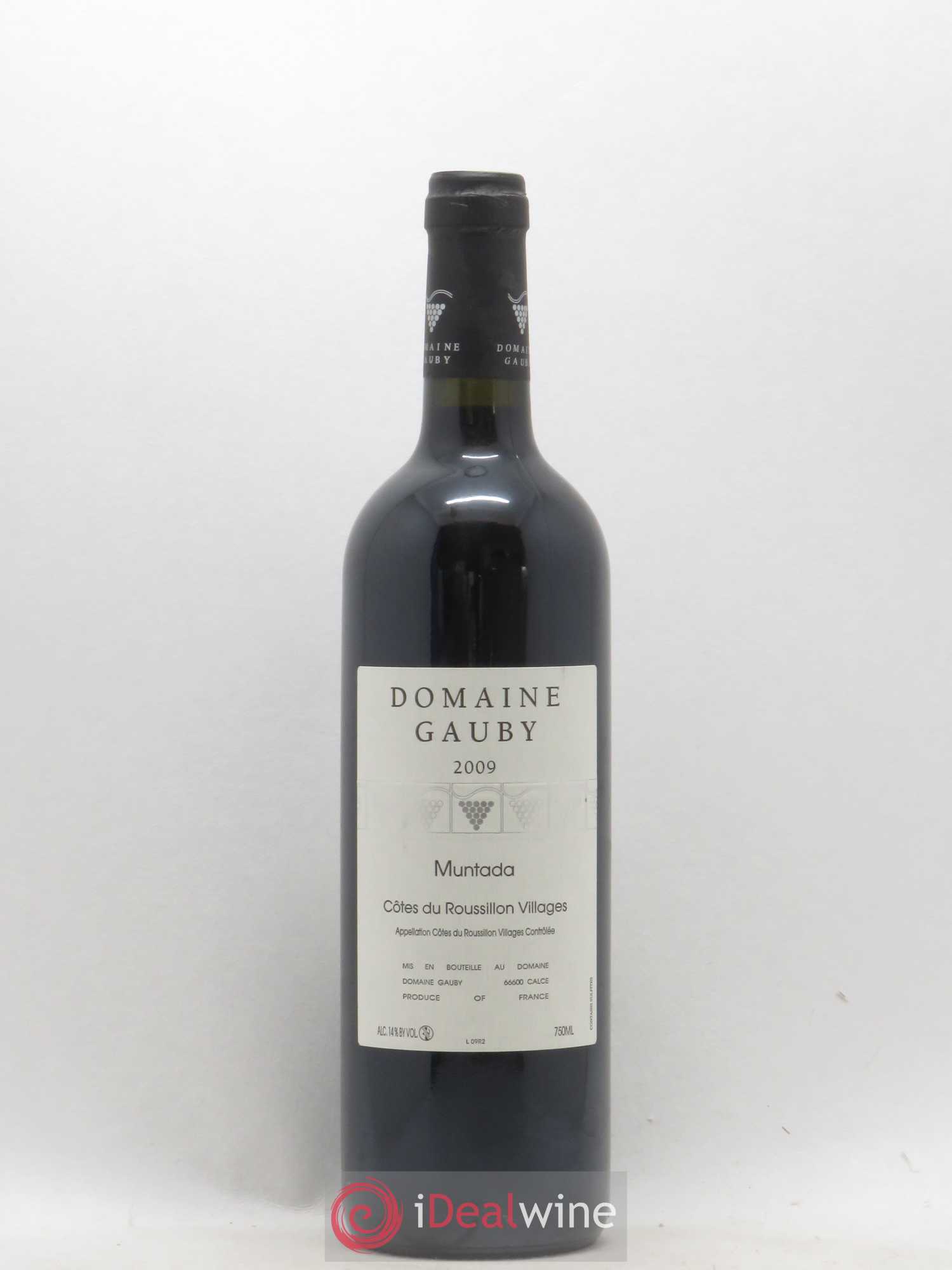 Côtes Catalanes (anciennement Côtes du Roussillon Villages) La Muntada Gauby (Domaine) 2009 - Posten von 1 Flasche - 0