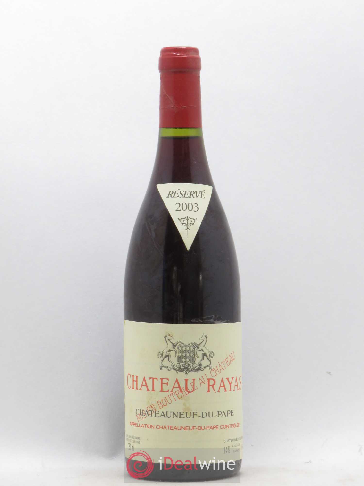 Châteauneuf-du-Pape Château Rayas Emmanuel Reynaud 2003 - Lot de 1 bouteille - 0