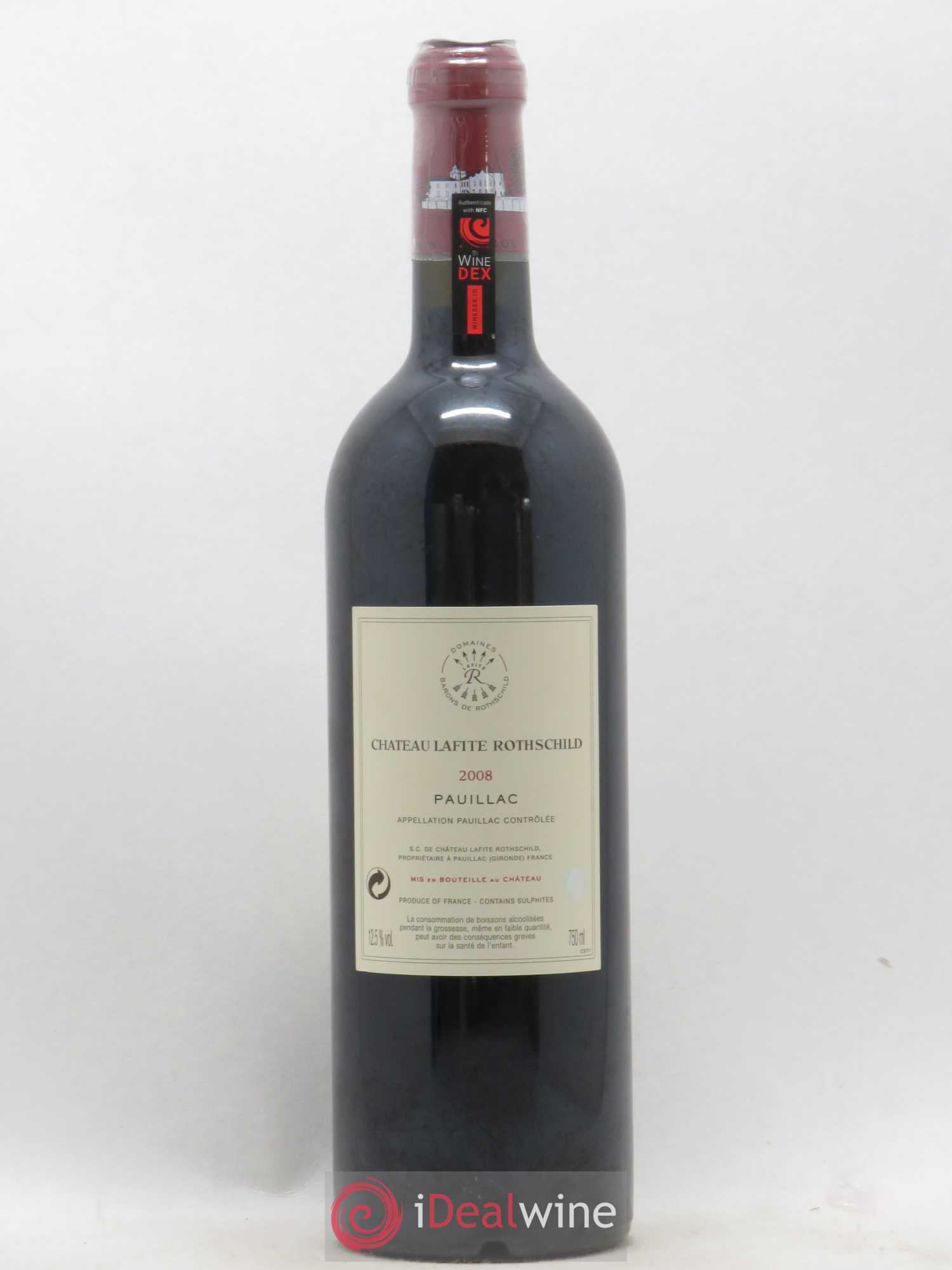 Château Lafite Rothschild 1er Grand Cru Classé 2008 - Lot de 1 bouteille - 1
