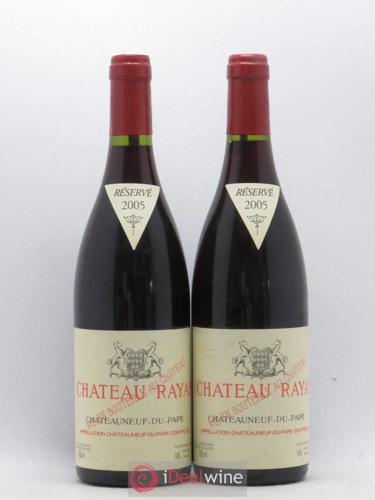 Châteauneuf-du-Pape Château Rayas Emmanuel Reynaud 2005 - Lot de 2 bouteilles - 0