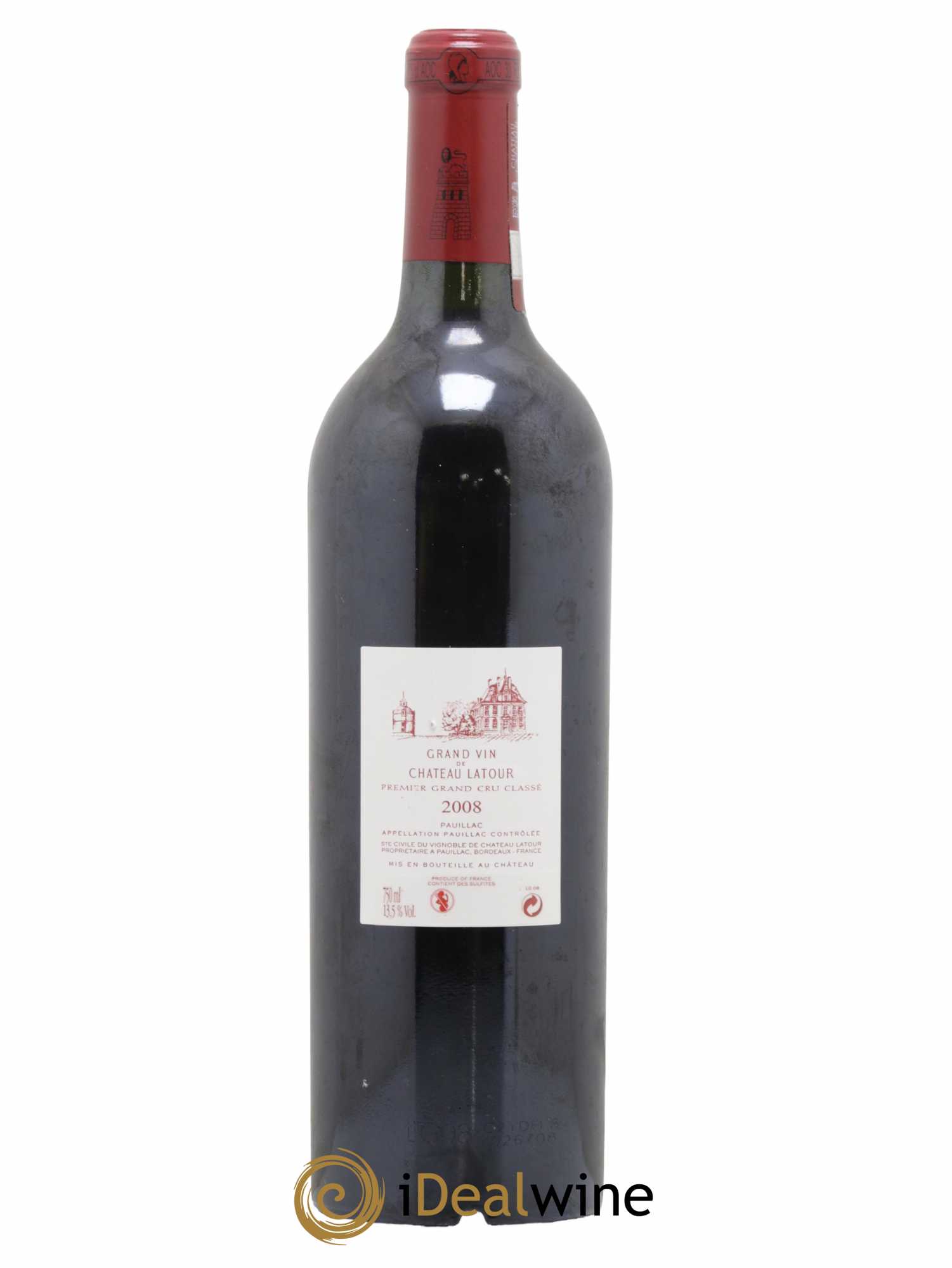 Château Latour 1er Grand Cru Classé 2008 - Lot de 1 bouteille - 1