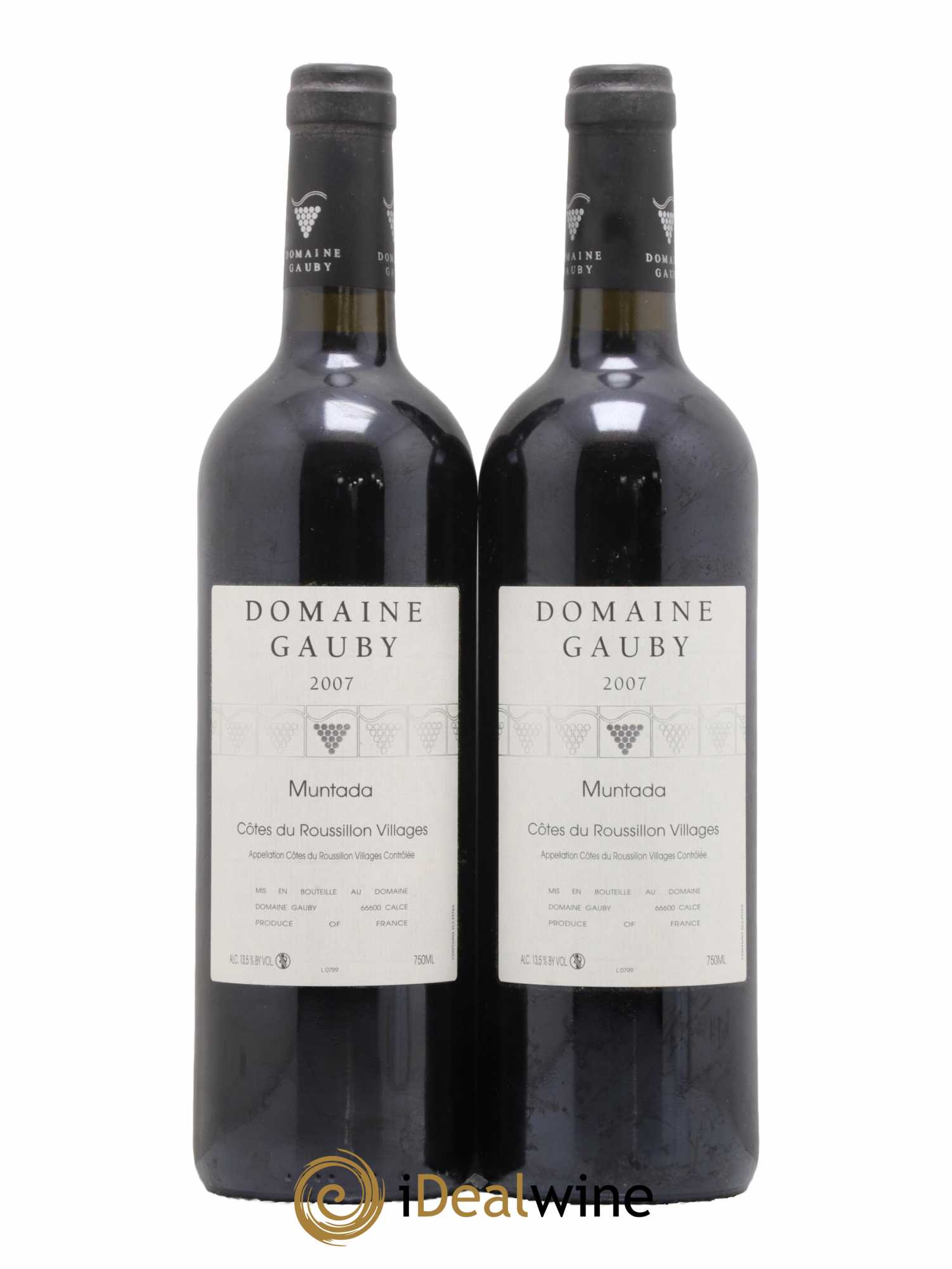 Côtes Catalanes (anciennement Côtes du Roussillon Villages) La Muntada Gauby (Domaine) 2007 - Lot de 2 bouteilles - 0