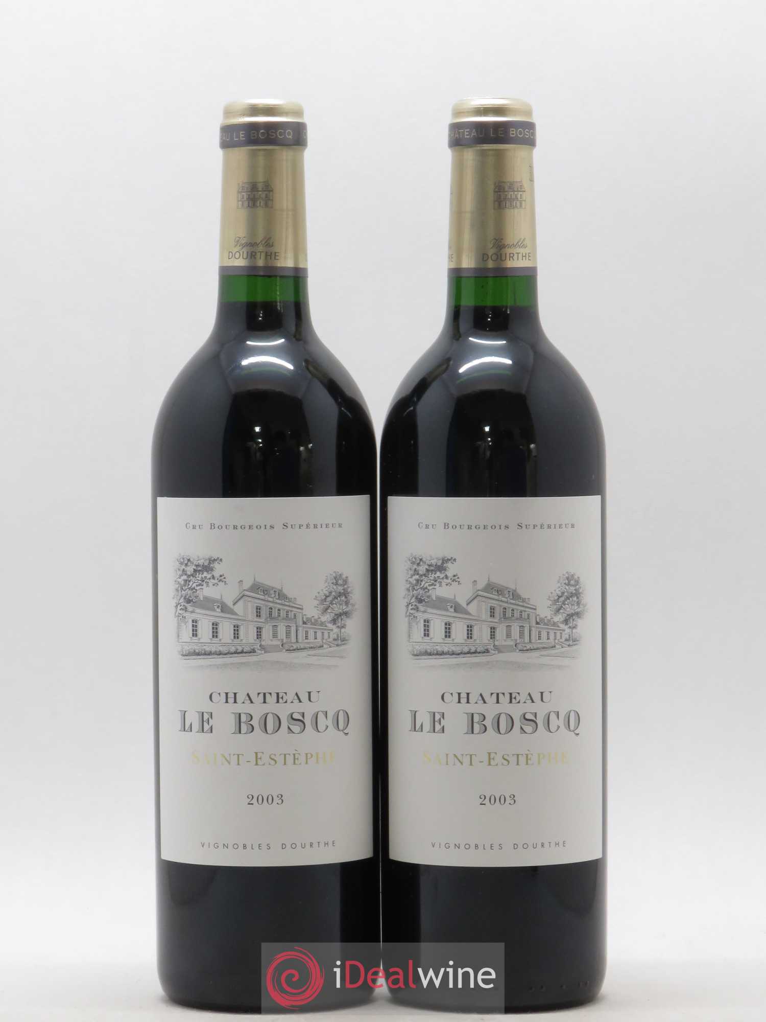 Château le Boscq Cru Bourgeois 2003 - Lot de 2 bouteilles - 0