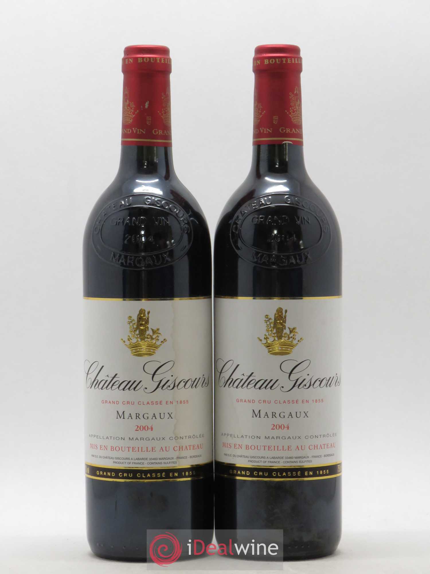 Château Giscours 3ème Grand Cru Classé 2004 - Lot de 2 bouteilles - 0