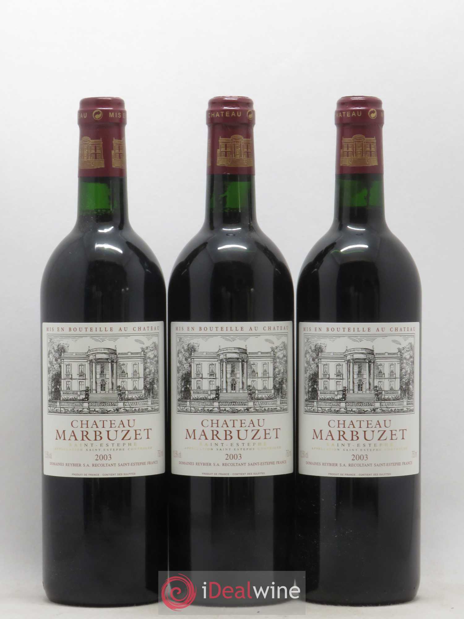 Saint-Estèphe Château Marbuzet 2003 - Lot de 12 bouteilles - 3