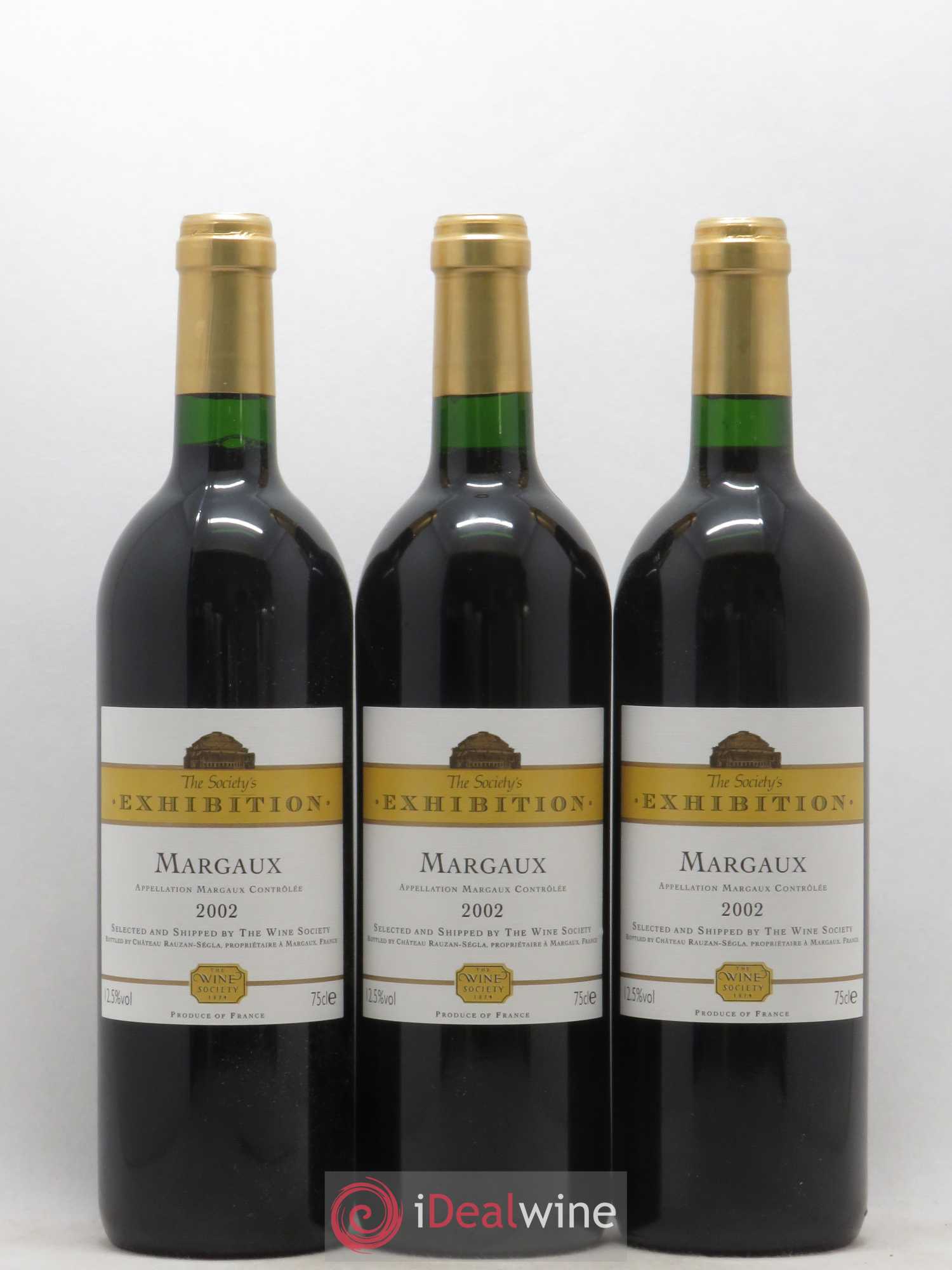 Bordeaux Margaux Exhibition par Rauzan Segla 2002 - Lot de 12 bouteilles - 1