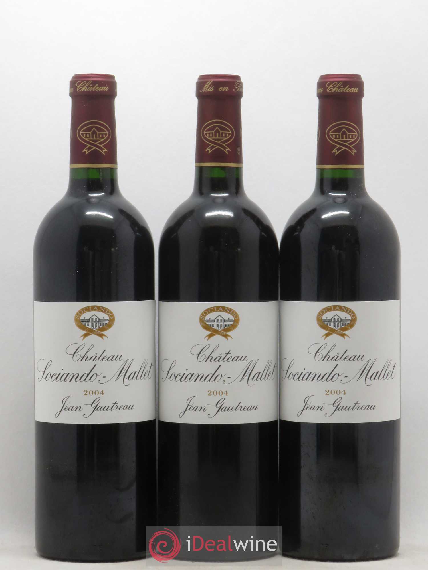 Château Sociando Mallet 2004 - Lot de 12 bouteilles - 1