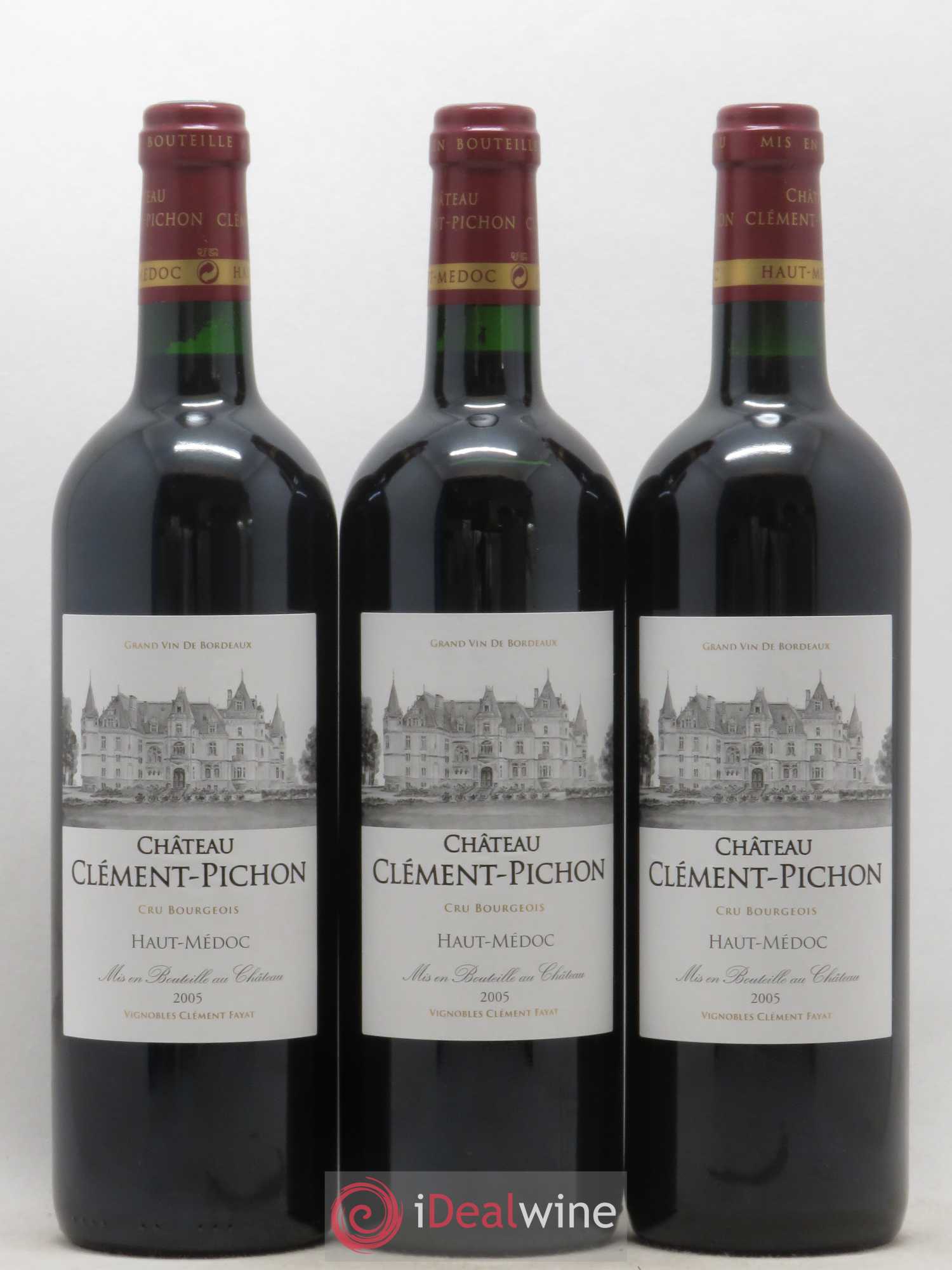 Château Clément-Pichon Cru Bourgeois 2005 - Lot de 12 bouteilles - 3