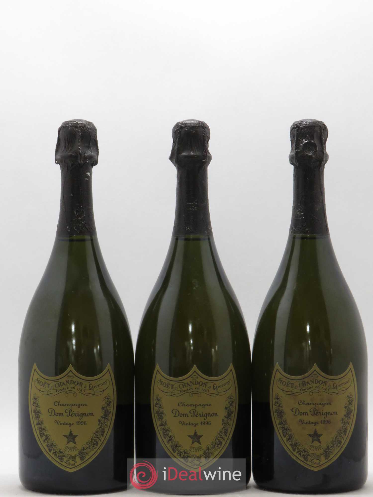Brut Dom Pérignon 1996 - Lot de 3 bouteilles - 0