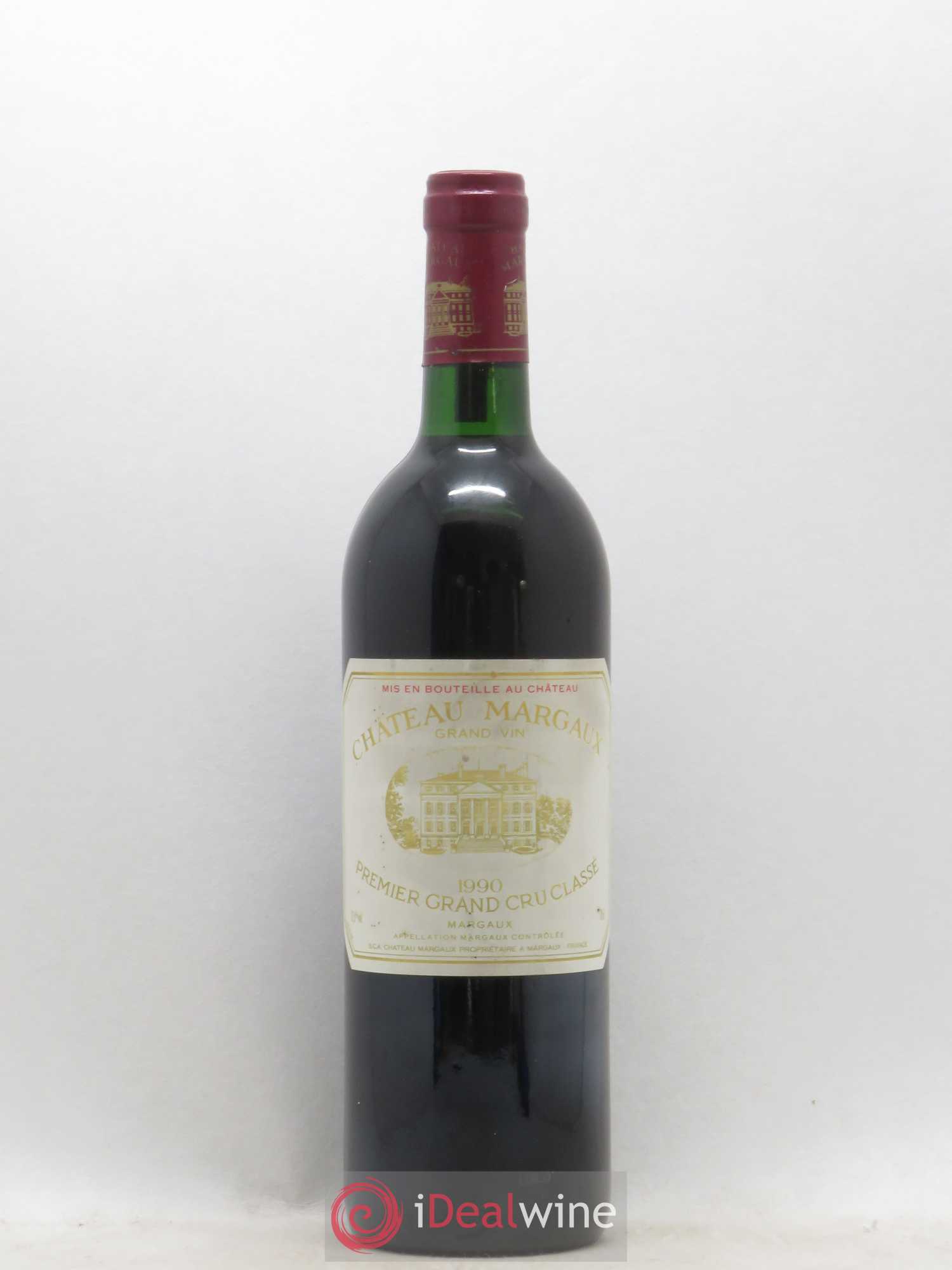 Château Margaux 1er Grand Cru Classé 1990 - Lot de 1 bouteille - 0
