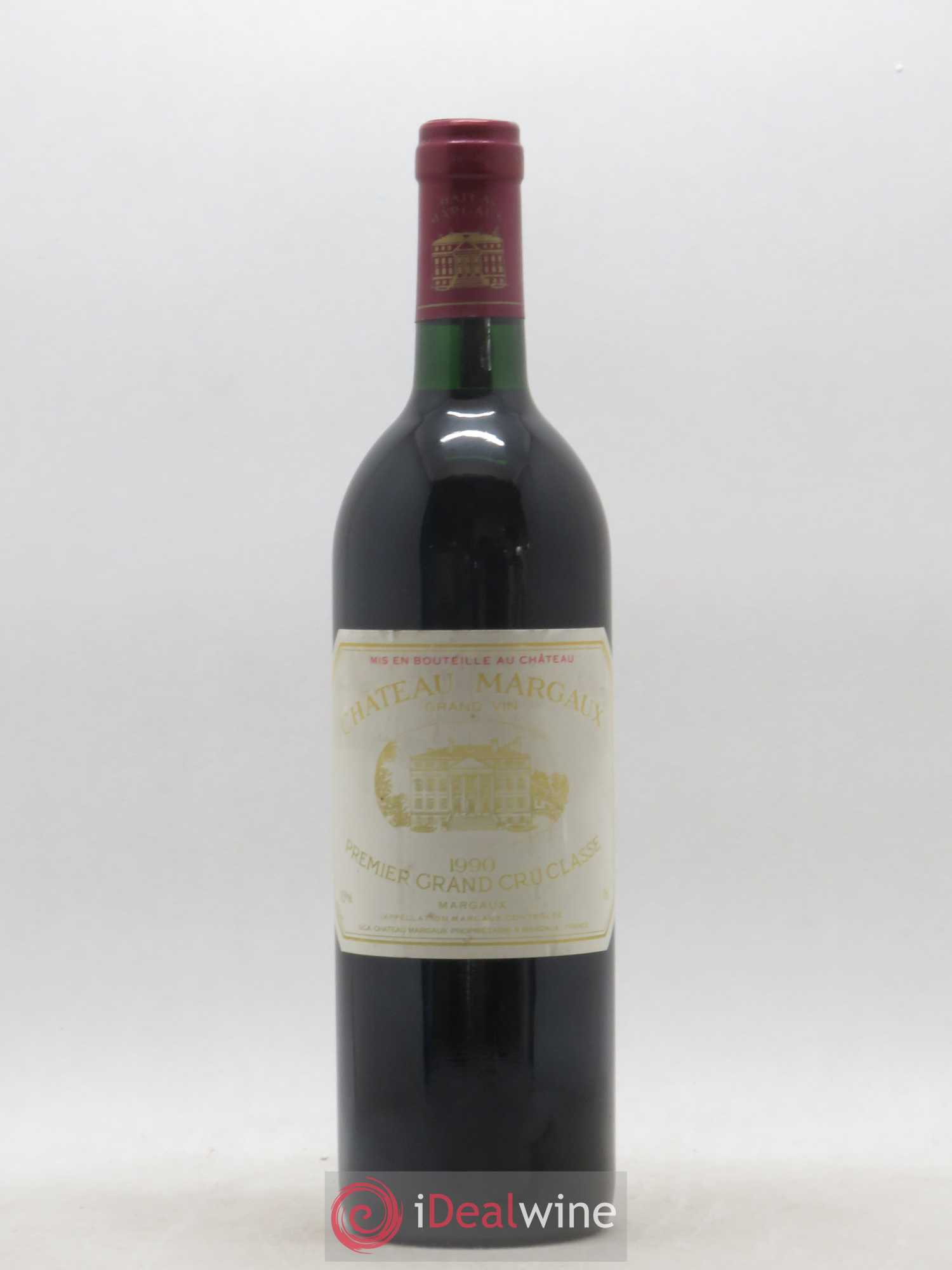 Château Margaux 1er Grand Cru Classé 1990 - Lot de 1 bouteille - 0