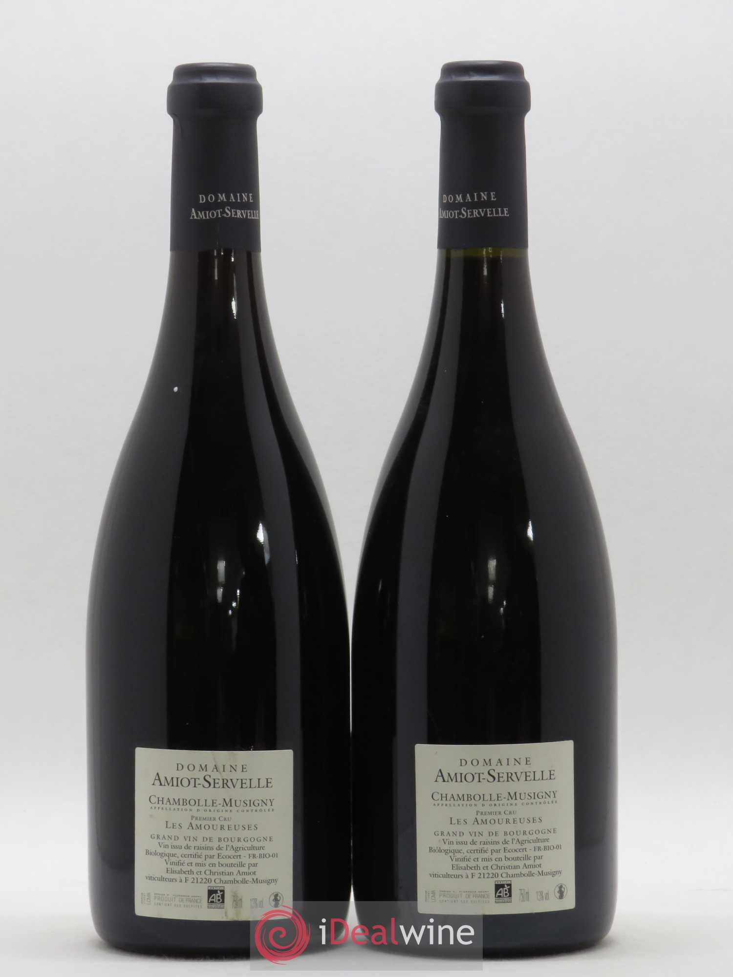 Chambolle-Musigny 1er Cru Les Amoureuses Amiot-Servelle 2010 - Lot de 2 bouteilles - 1