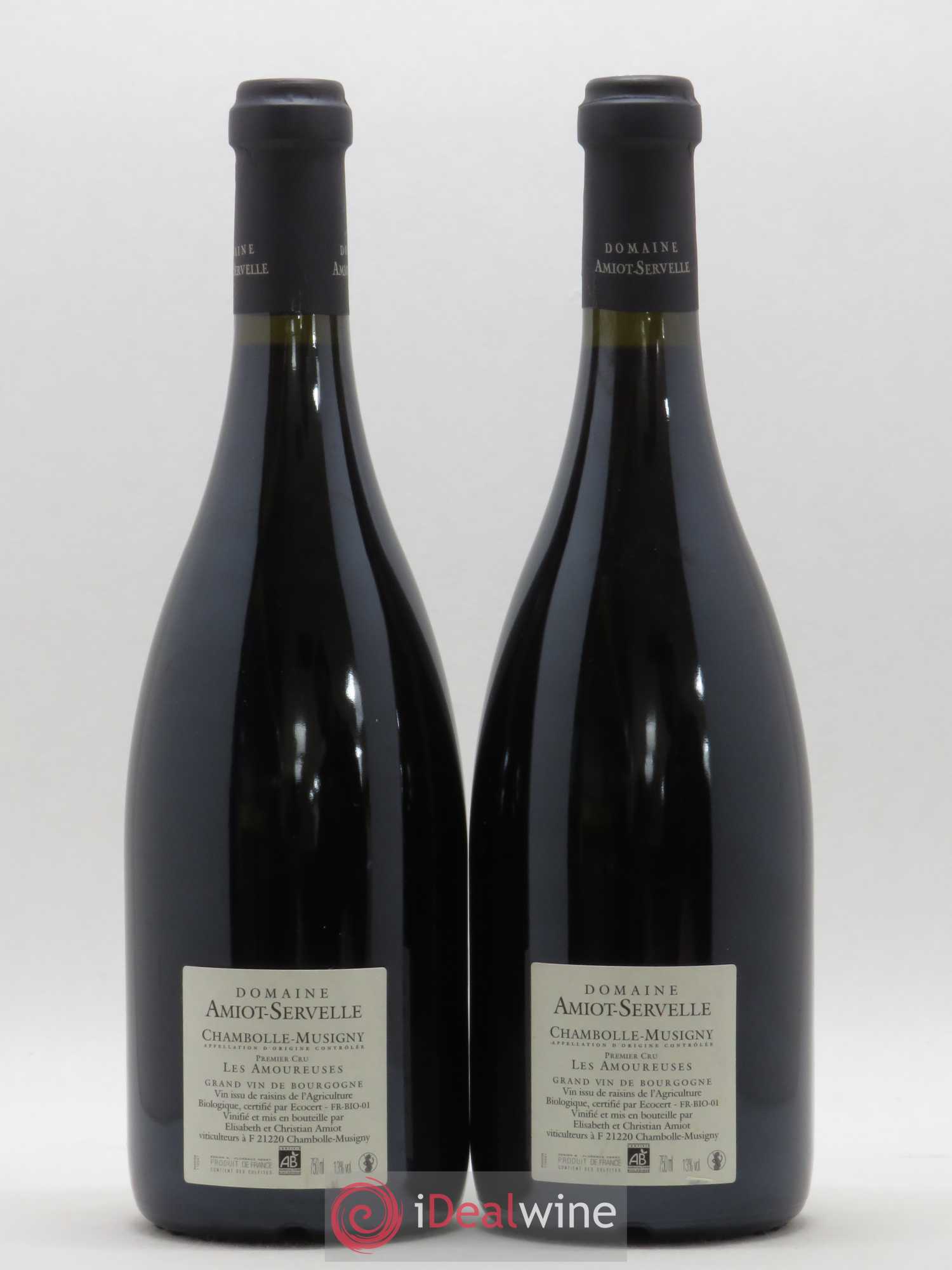 Chambolle-Musigny 1er Cru Les Amoureuses Amiot-Servelle 2011 - Lot de 2 bouteilles - 1