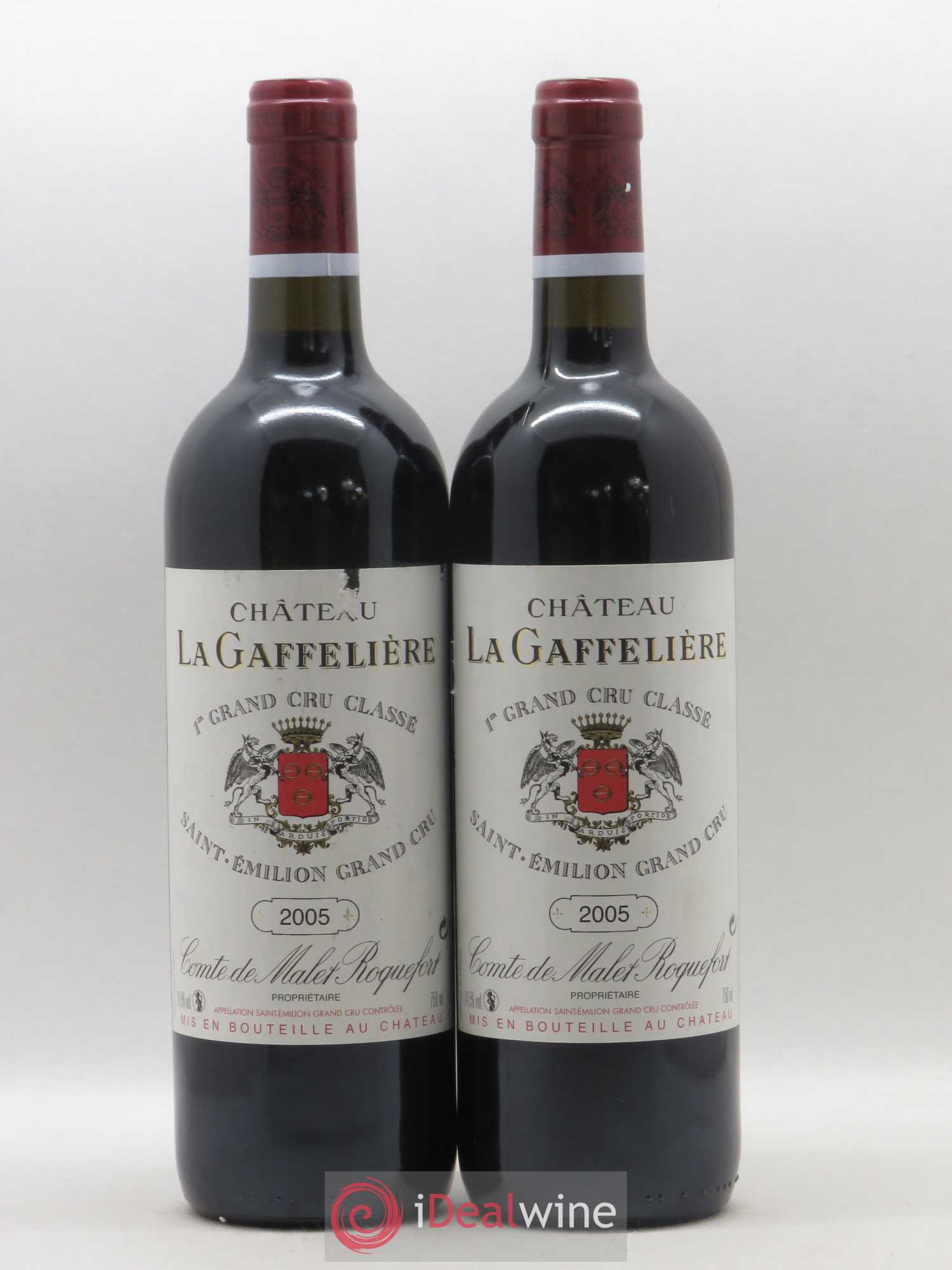 Château la Gaffelière 1er Grand Cru Classé B 2005 - Lot de 2 bouteilles - 0