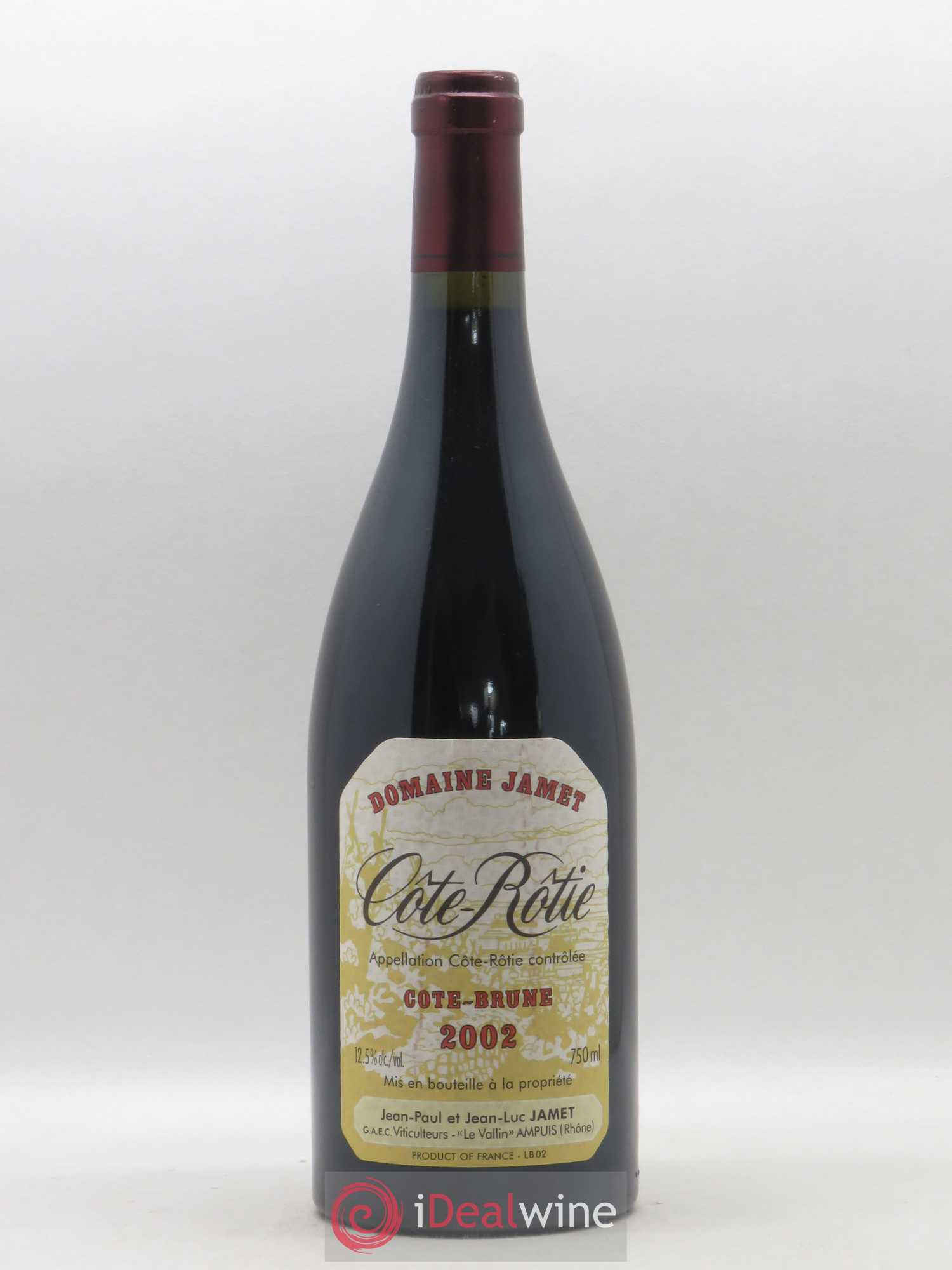 Côte-Rôtie Côte Brune Jamet (Domaine) 2002 - Lot de 1 bouteille - 0