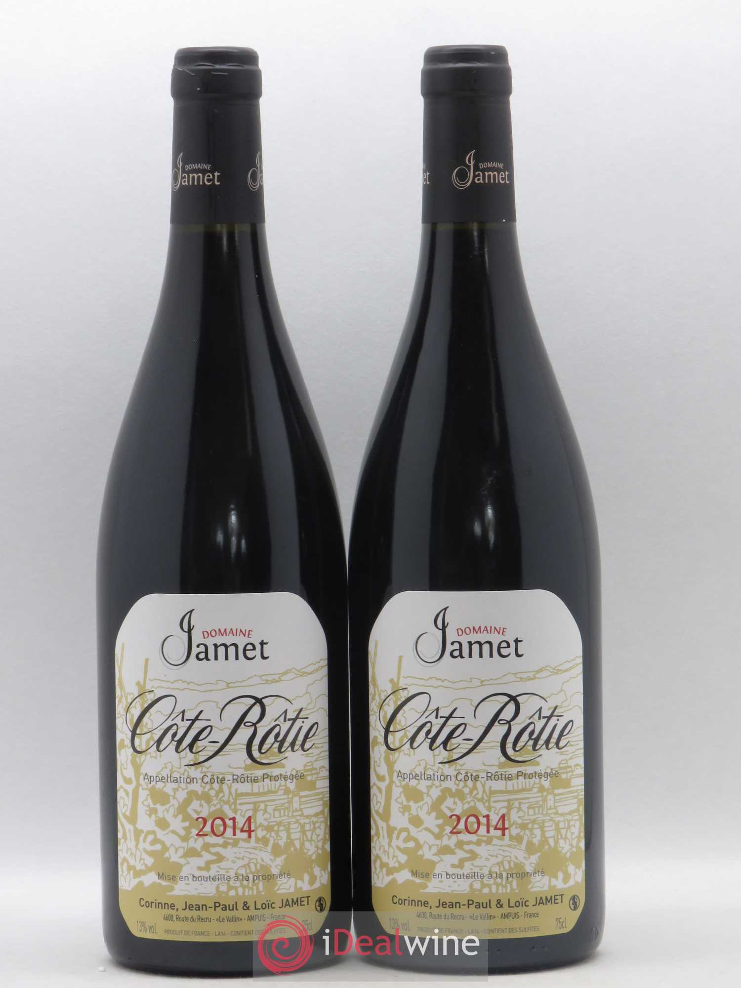 Côte-Rôtie Jamet (Domaine) 2014 - Lot de 2 bouteilles - 0