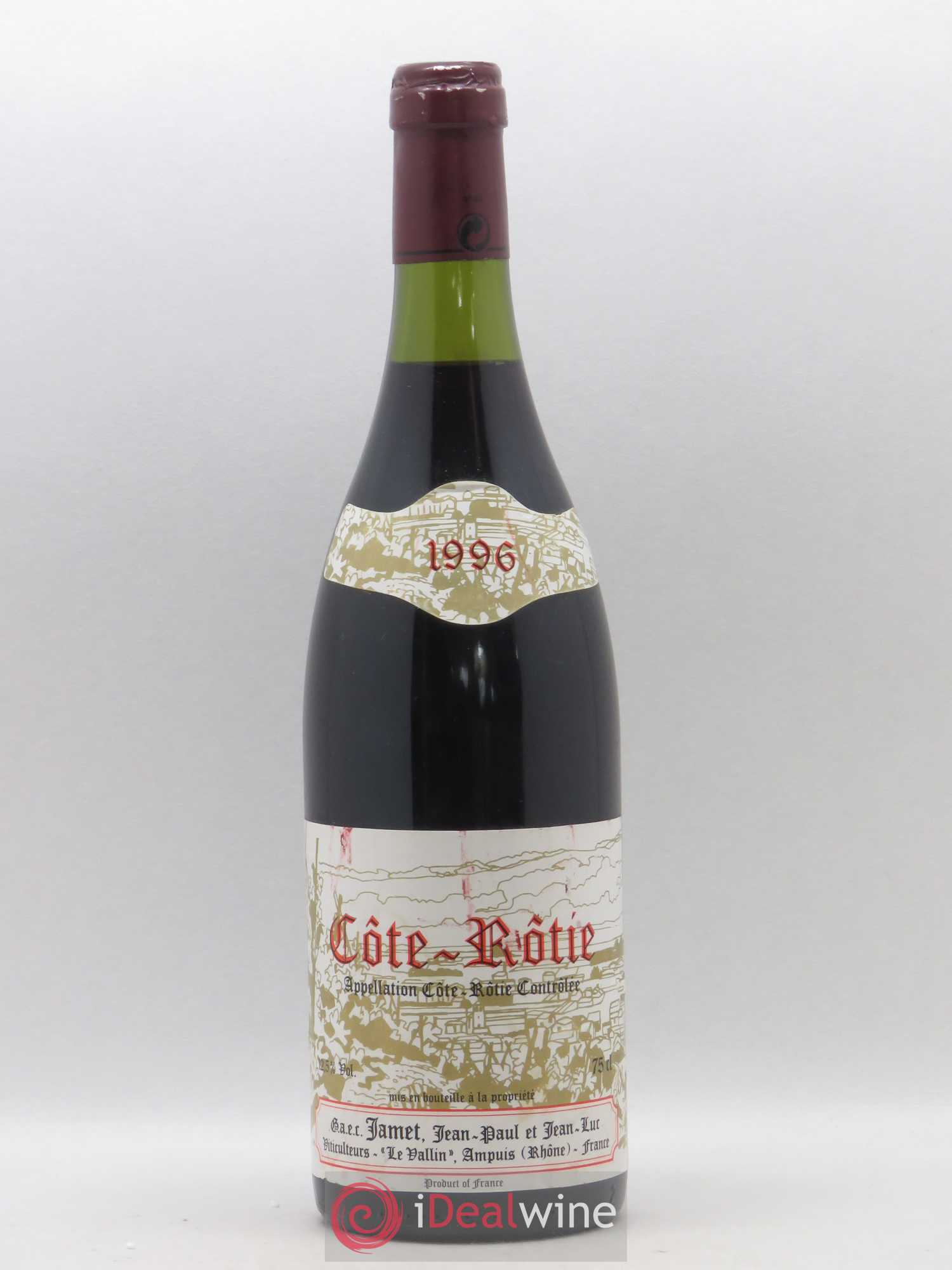 Côte-Rôtie Jamet (Domaine) 1996 - Lot de 1 bouteille - 0