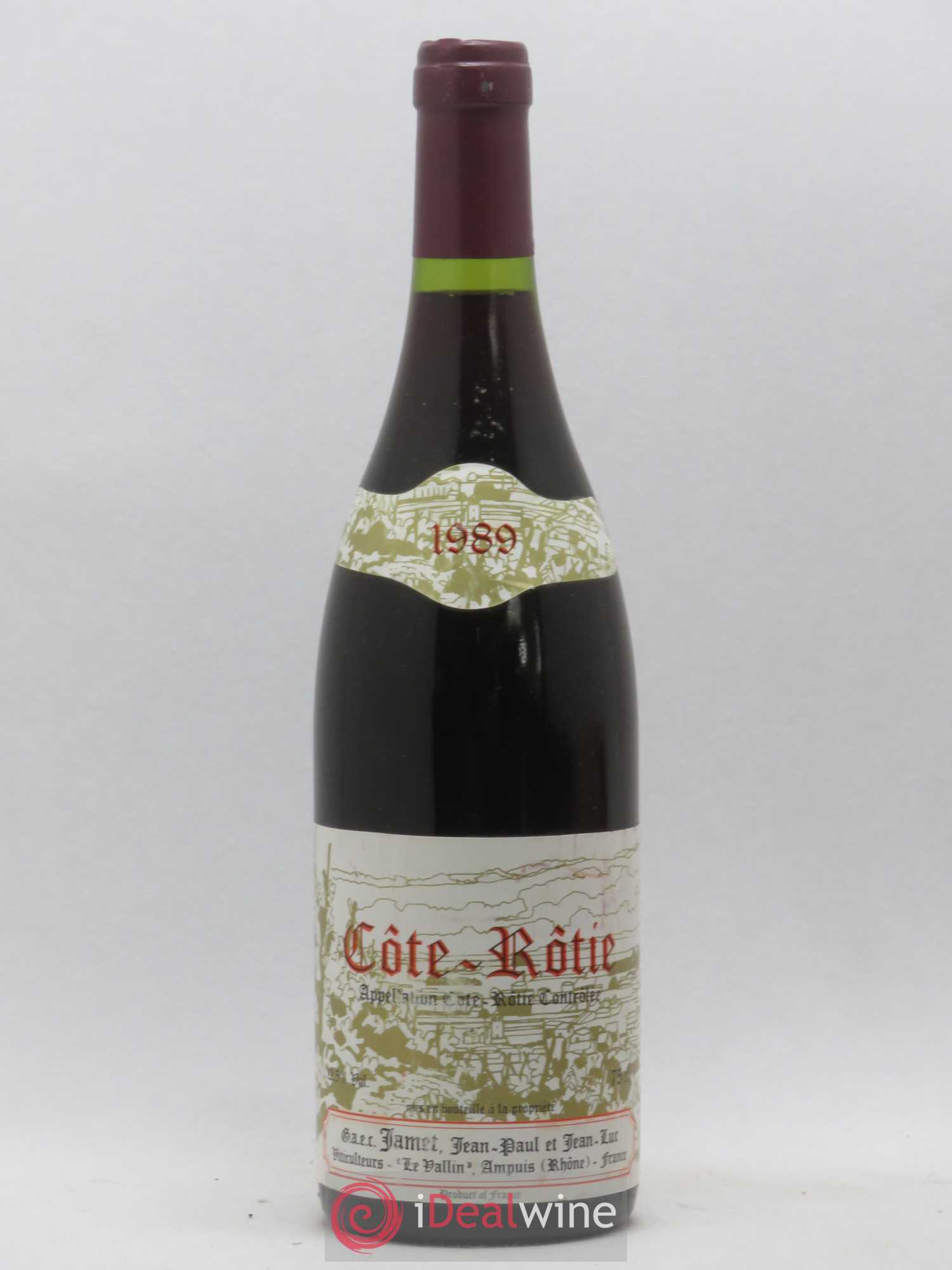 Côte-Rôtie Jamet (Domaine) 1989 - Lot de 1 bouteille - 0