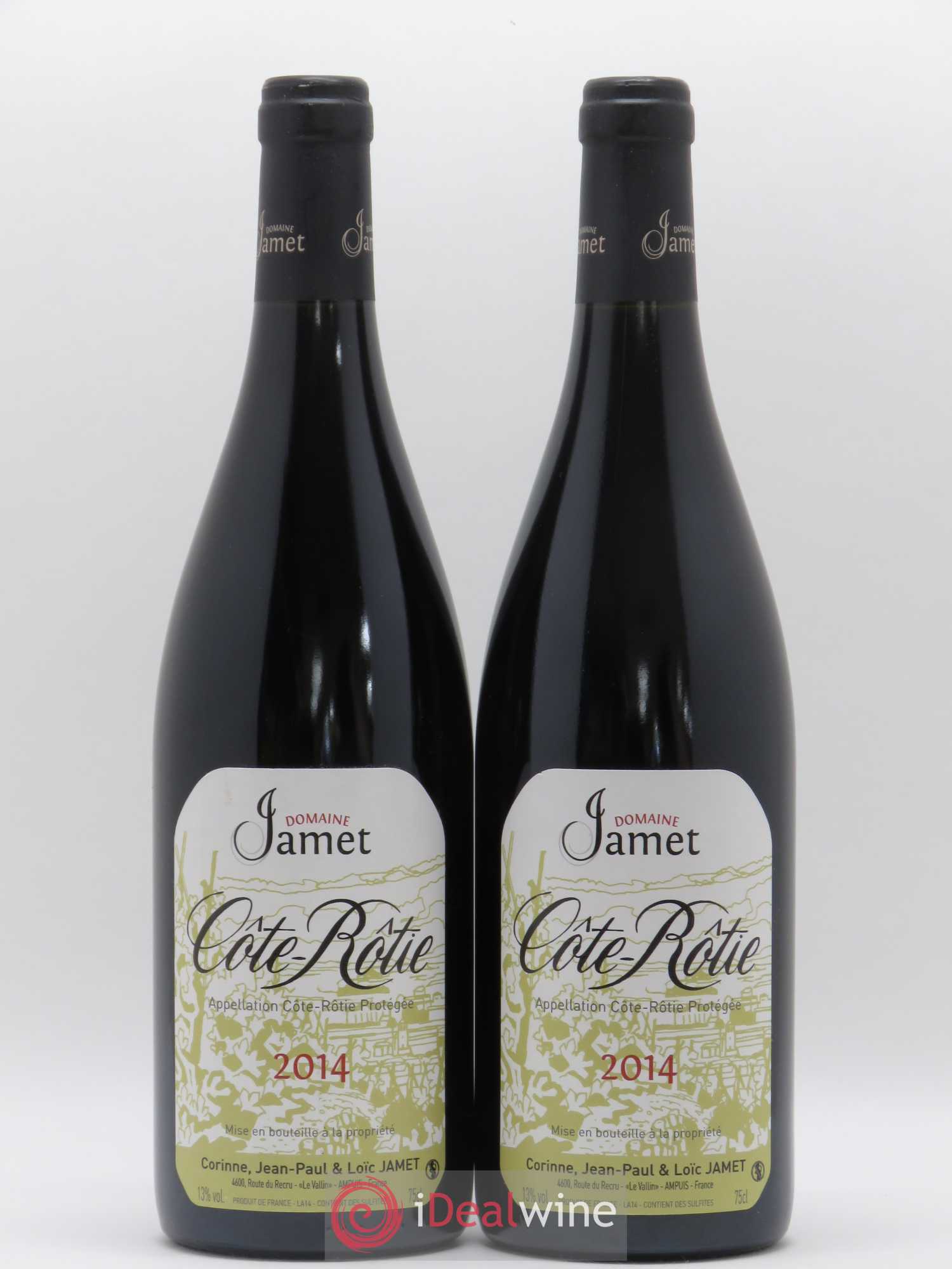 Côte-Rôtie Jamet (Domaine) 2014 - Lot de 2 bouteilles - 0