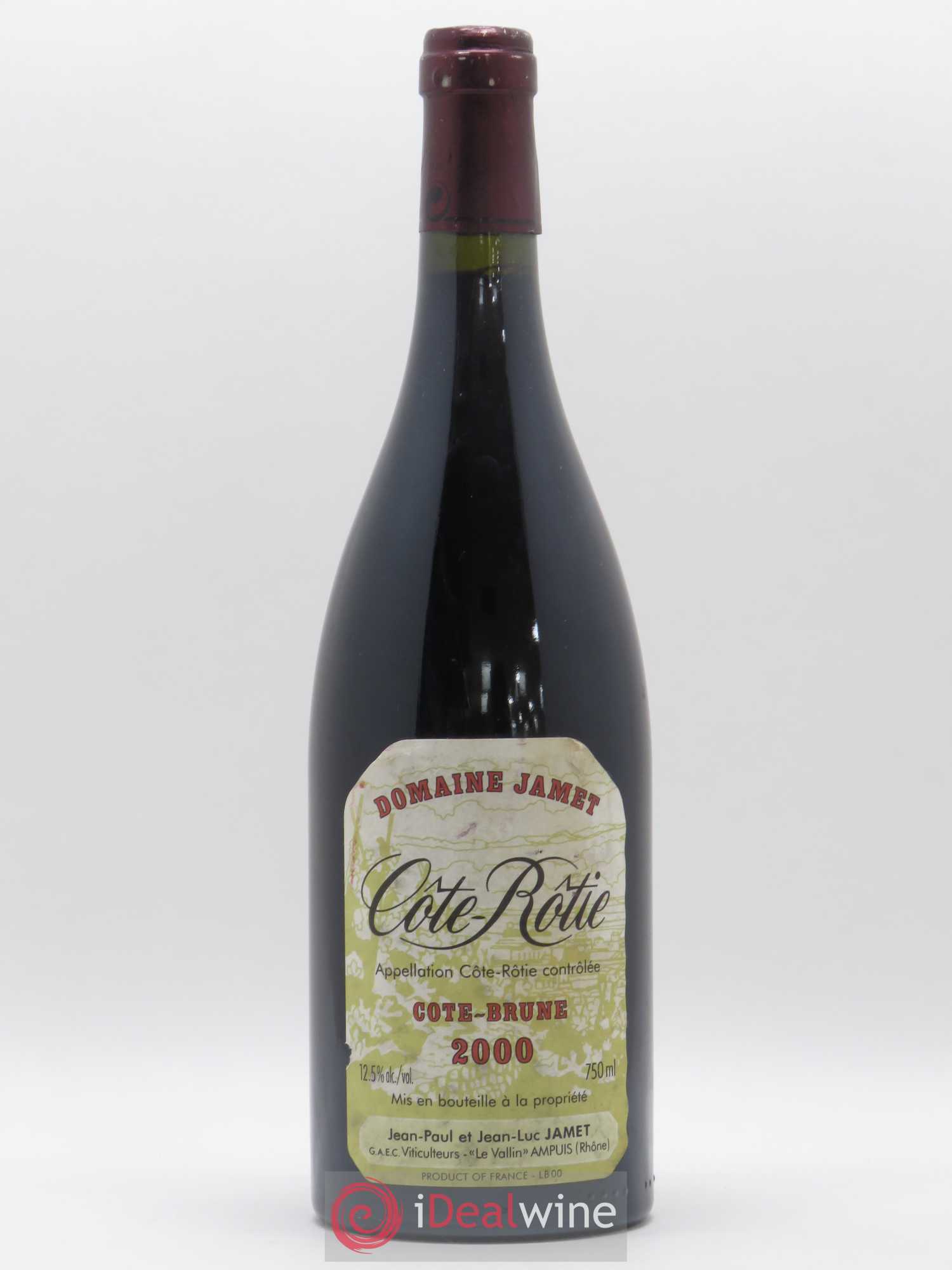 Côte-Rôtie Côte Brune Jamet (Domaine) 2000 - Lot de 1 bouteille - 0