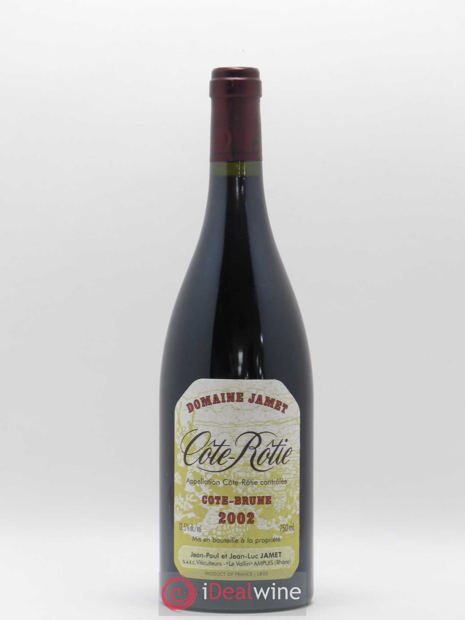 Côte-Rôtie Côte Brune Jamet (Domaine) 2002 - Lot de 1 bouteille - 0