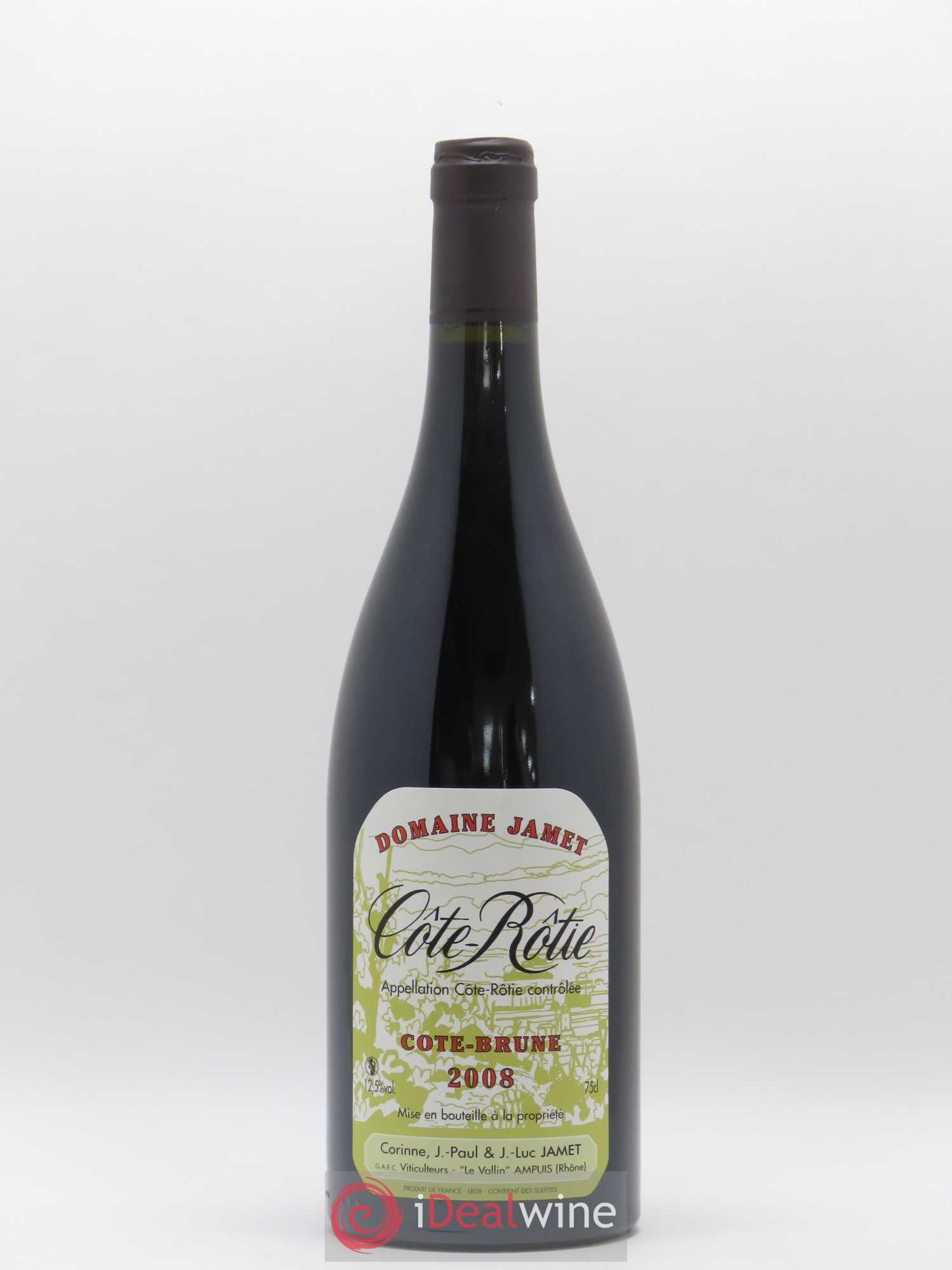 Côte-Rôtie Côte Brune Jamet (Domaine) 2008 - Lot de 1 bouteille - 0