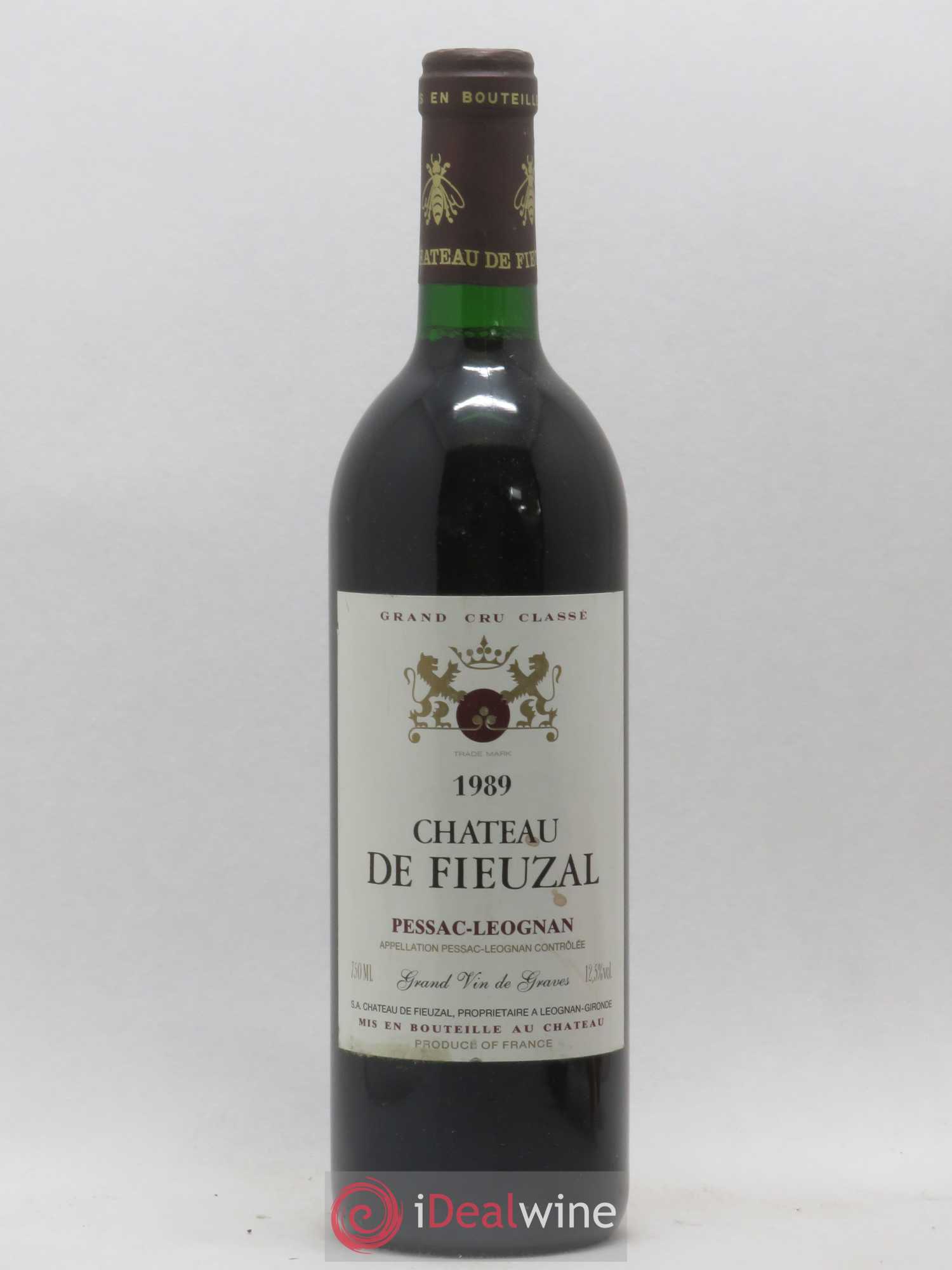 Château de Fieuzal Cru Classé de Graves 1989 - Lot de 1 bouteille - 0