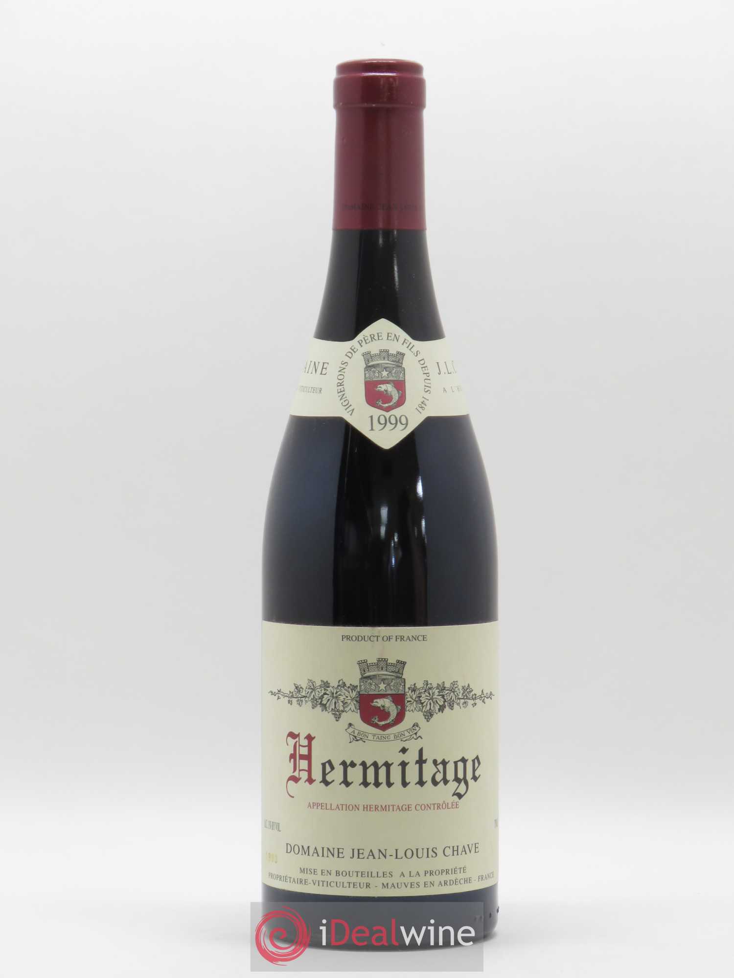 Hermitage Jean-Louis Chave 1999 - Lot de 1 bouteille - 0